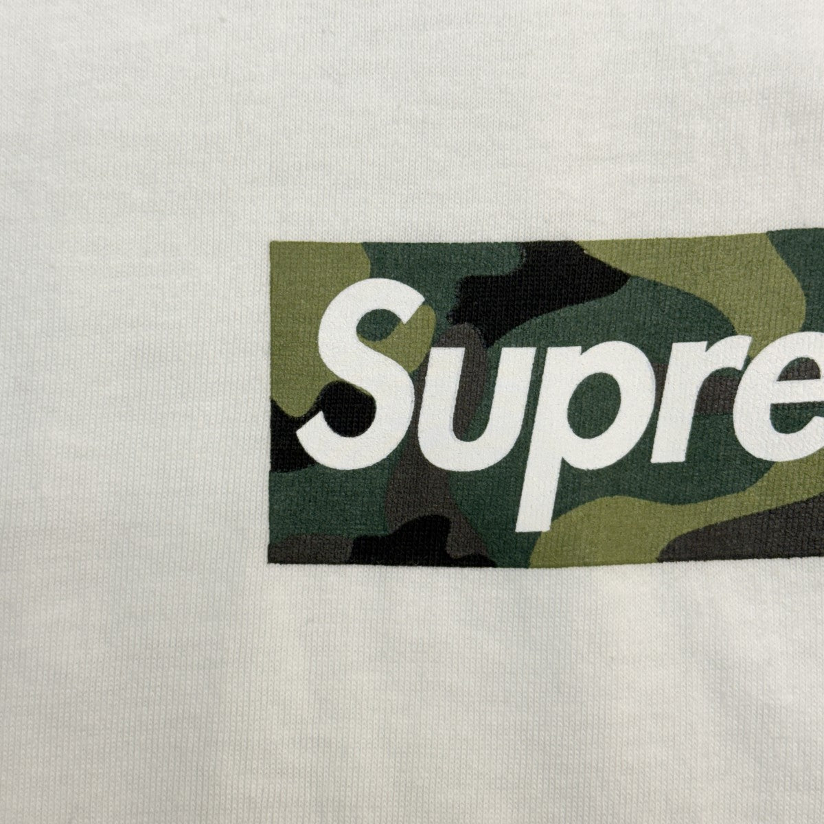 23AW/Box Logo Tee／カモフラボックスロゴTシャツ1
