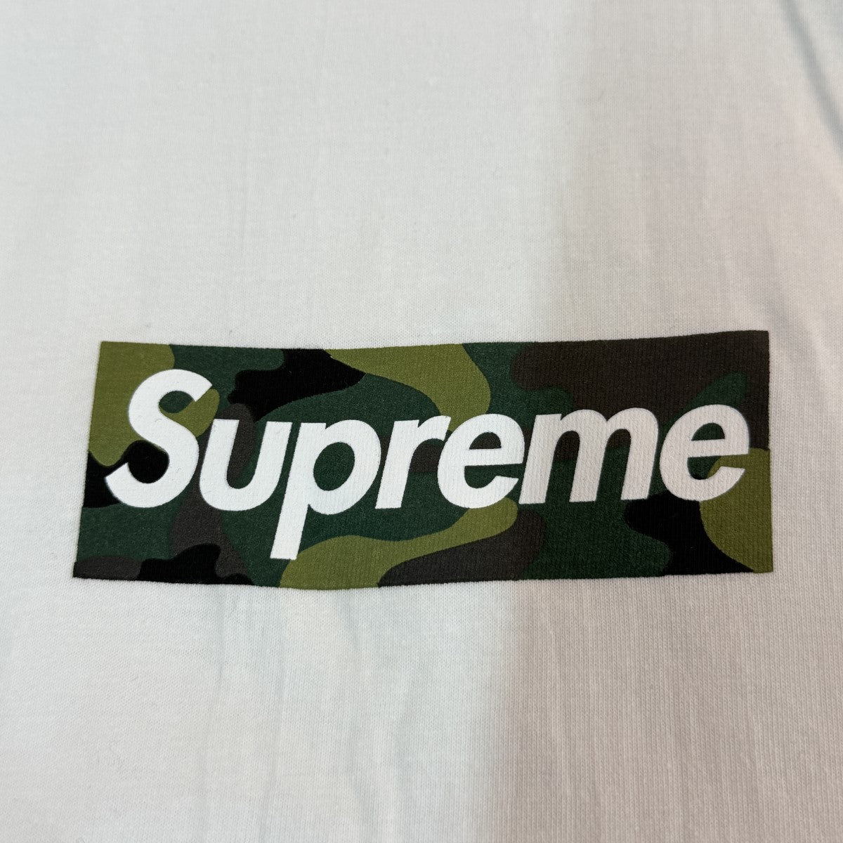 Supreme BOXロゴTシャツ XL ホワイト カモフラージュ Supreme(シュプリーム) 23AW Box Logo Tee ボックスロゴ カモ T