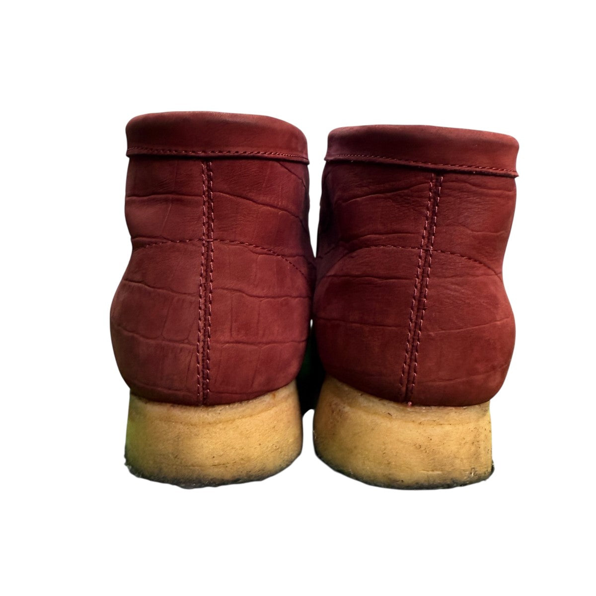 Supreme×CLARKS 12AW/EMBOSSED CROCODILE WALLABEE BOOTエンボス