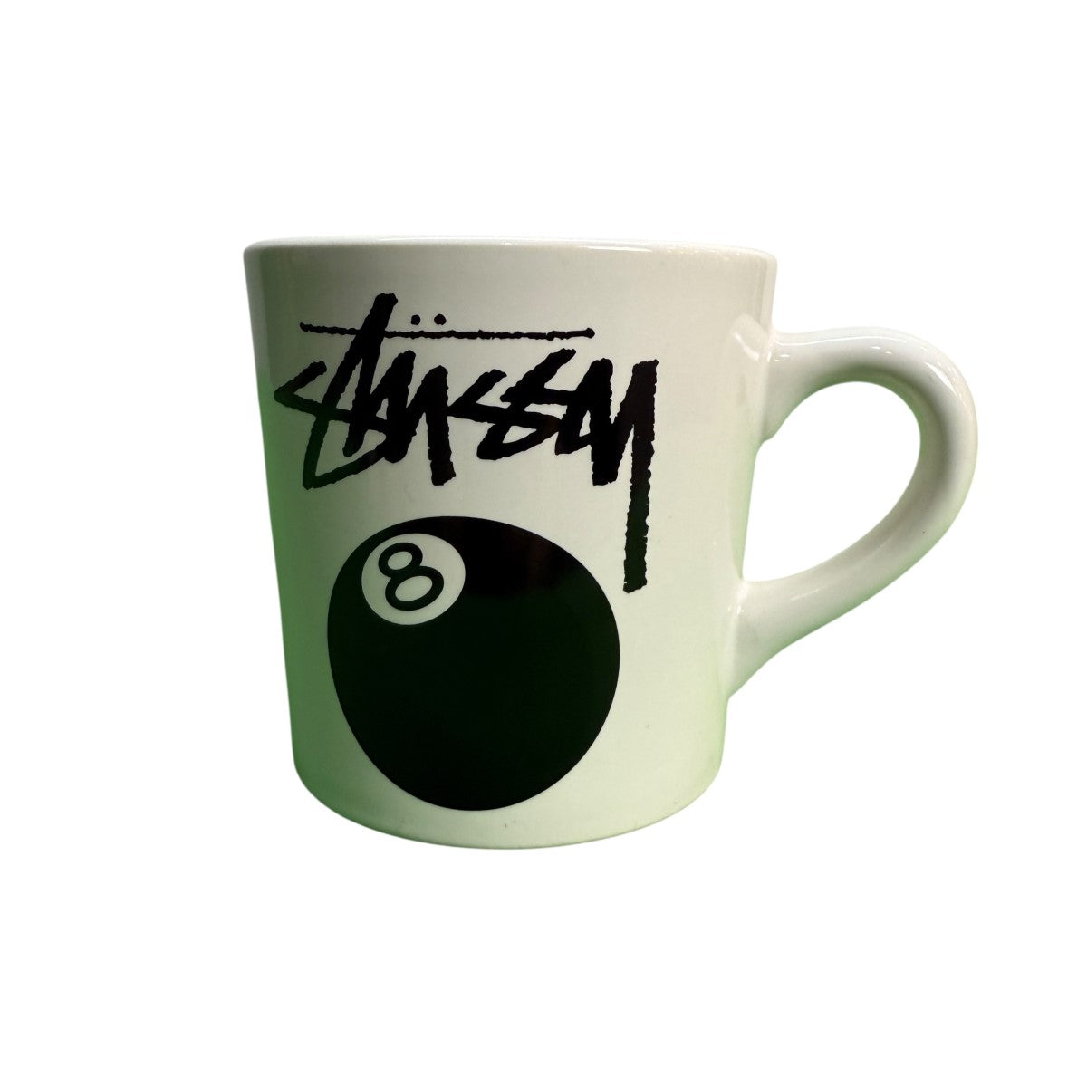 stussy(ステューシー) 8BALL柄 mugマグカップ ホワイト サイズ F
