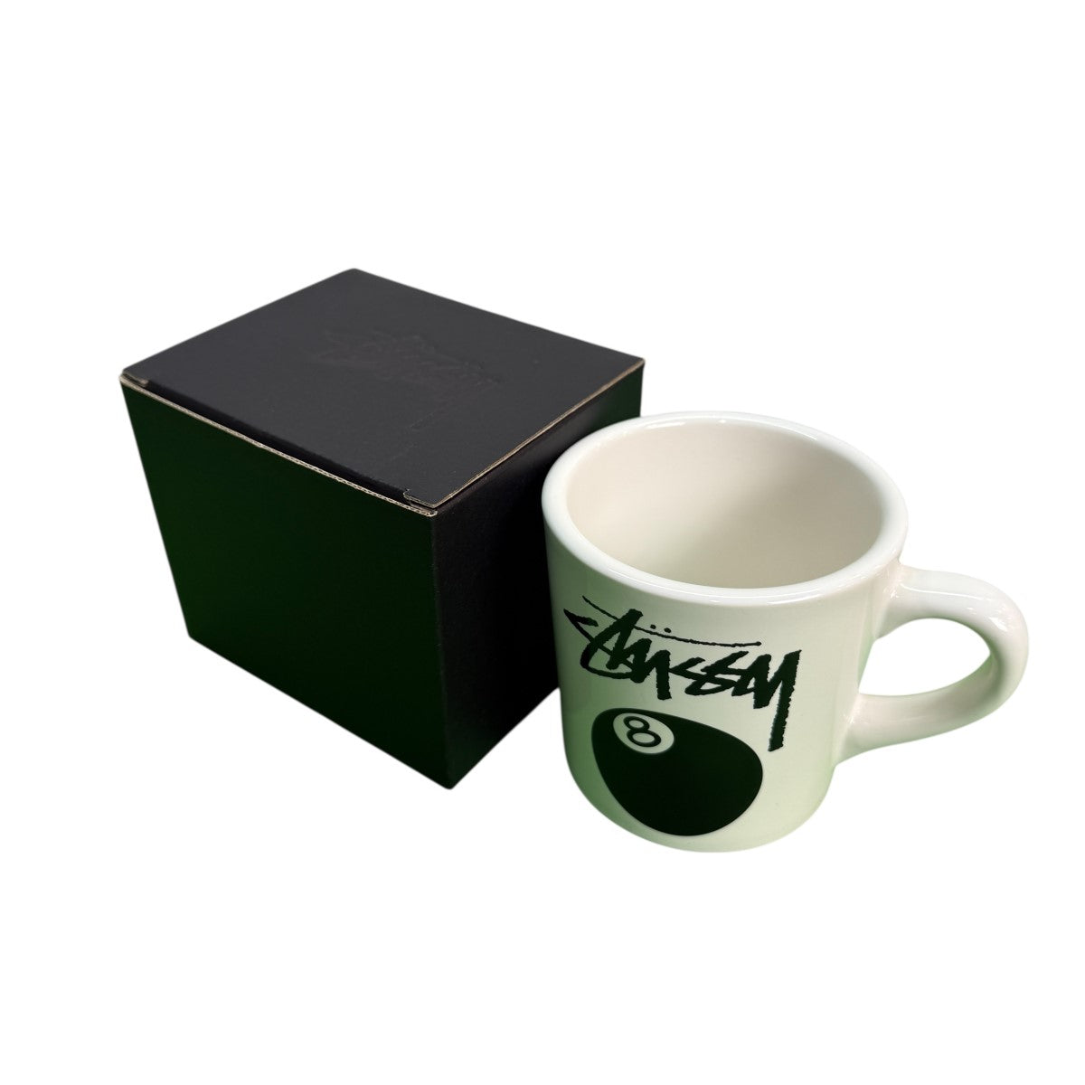 stussy(ステューシー) 8BALL柄 mugマグカップ ホワイト サイズ F