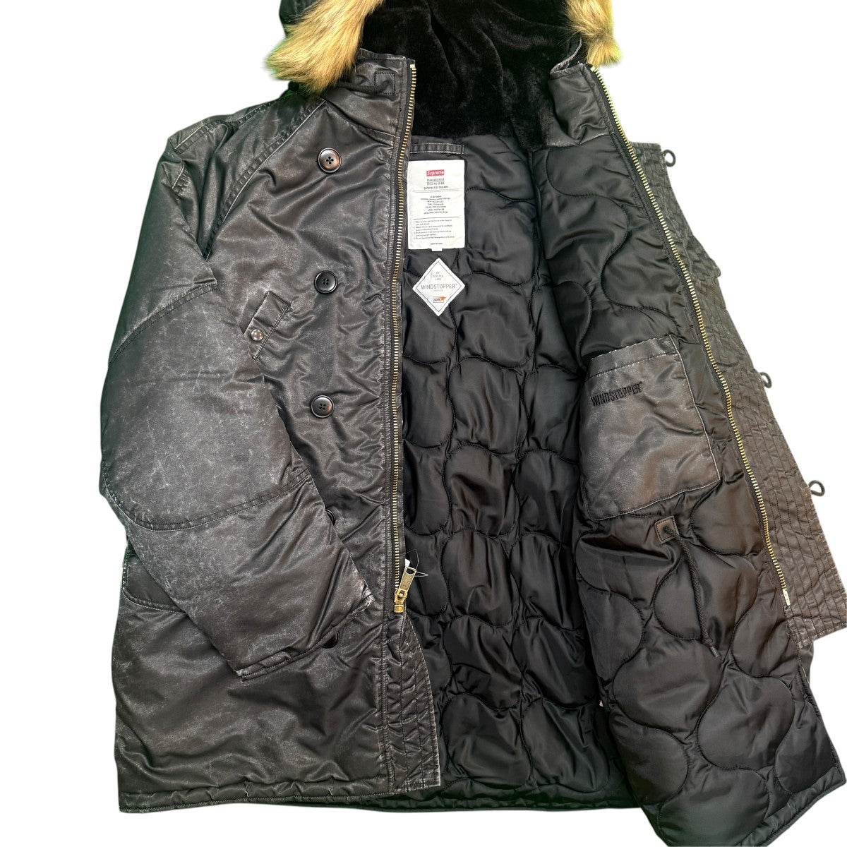 Supreme(シュプリーム) 24AW/Washed Flight Satin N-3B Parka
