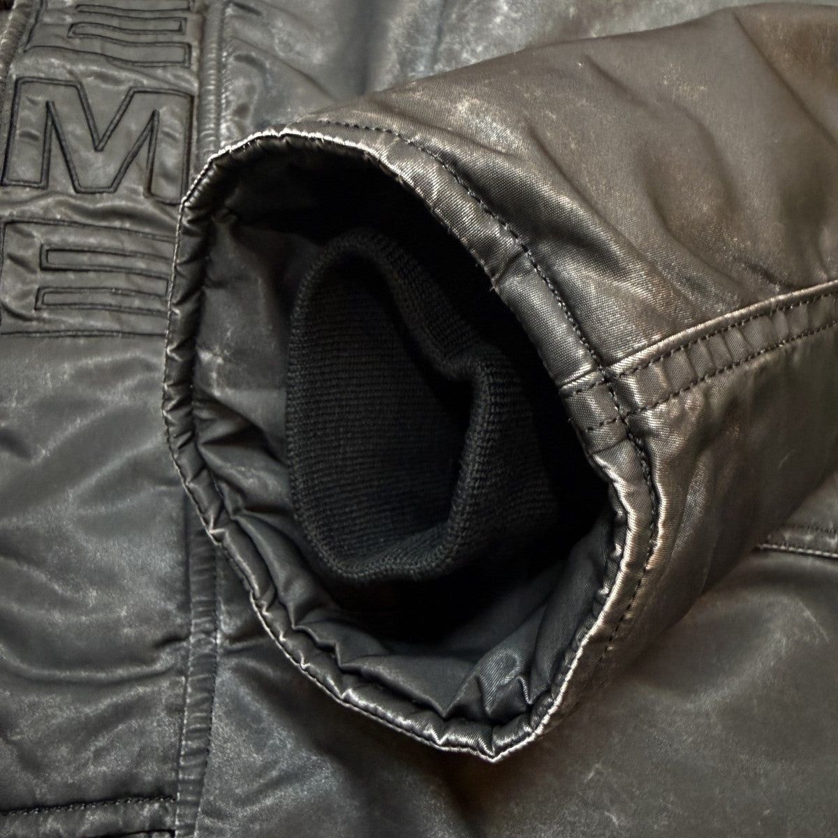 24AW/Washed Flight Satin N-3B Parka／ウォッシュドフライトサテンN3Bパーカーコートファー部分着脱仕様