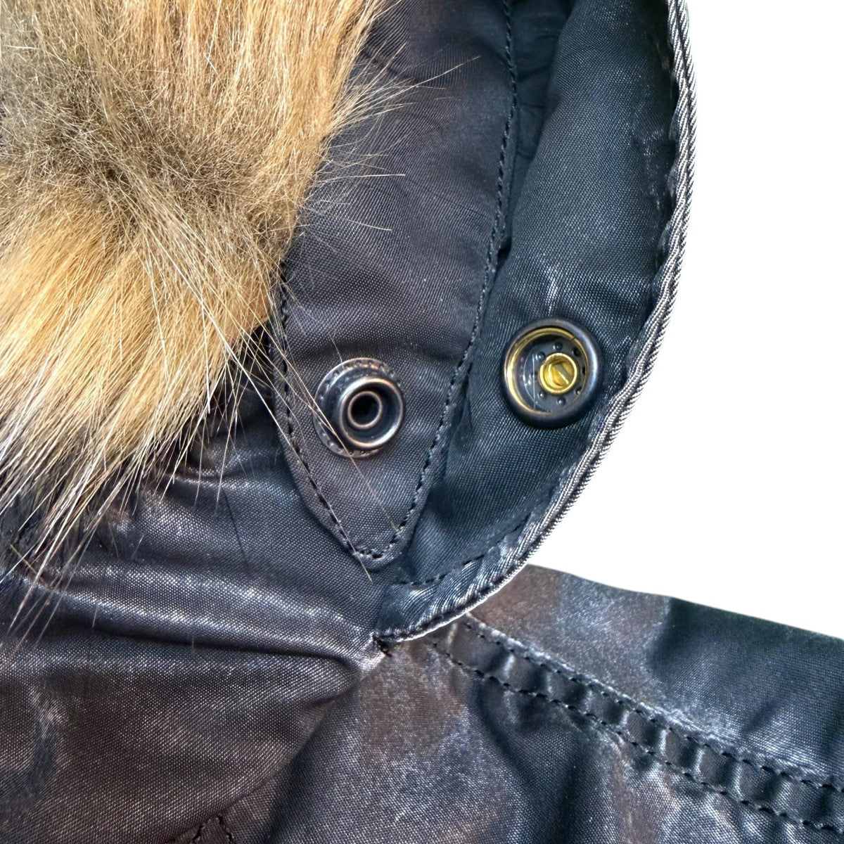 24AW/Washed Flight Satin N-3B Parka／ウォッシュドフライトサテンN3Bパーカーコートファー部分着脱仕様