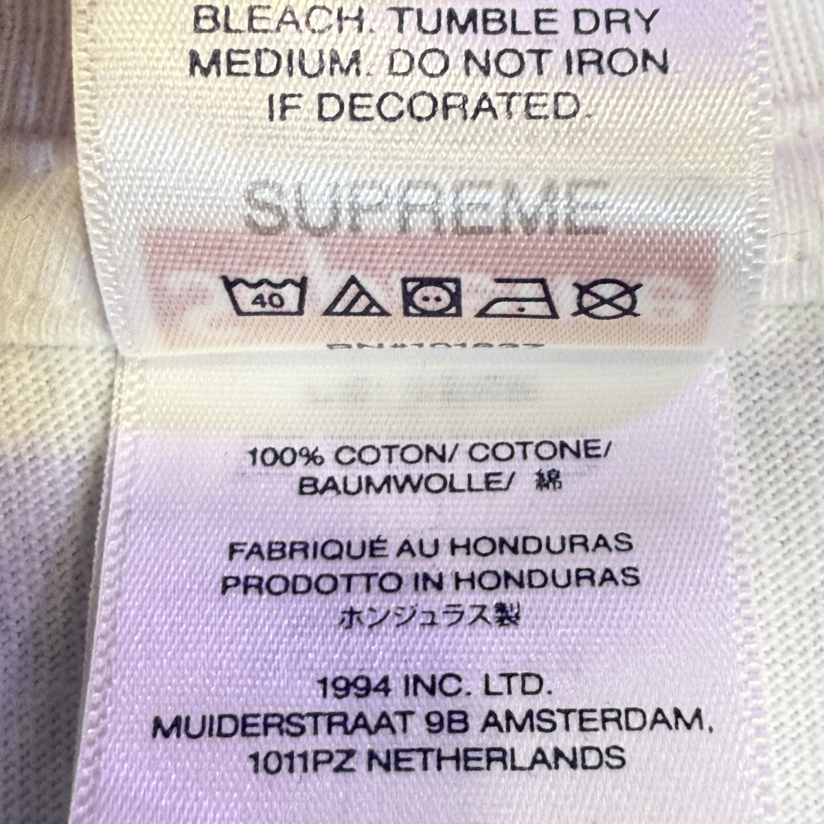 ★GLOWNY★3/4 G COMFORT TEE (WHITE)★正規品/韓国直送料込 Supreme(シュプリーム) 24AW/4 Life Tee／フォーライフTシャツ
