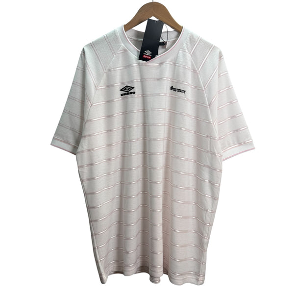 Supreme×UMBRO 25SS/Stripe Soccer Jersey／アンブロ ストライプ