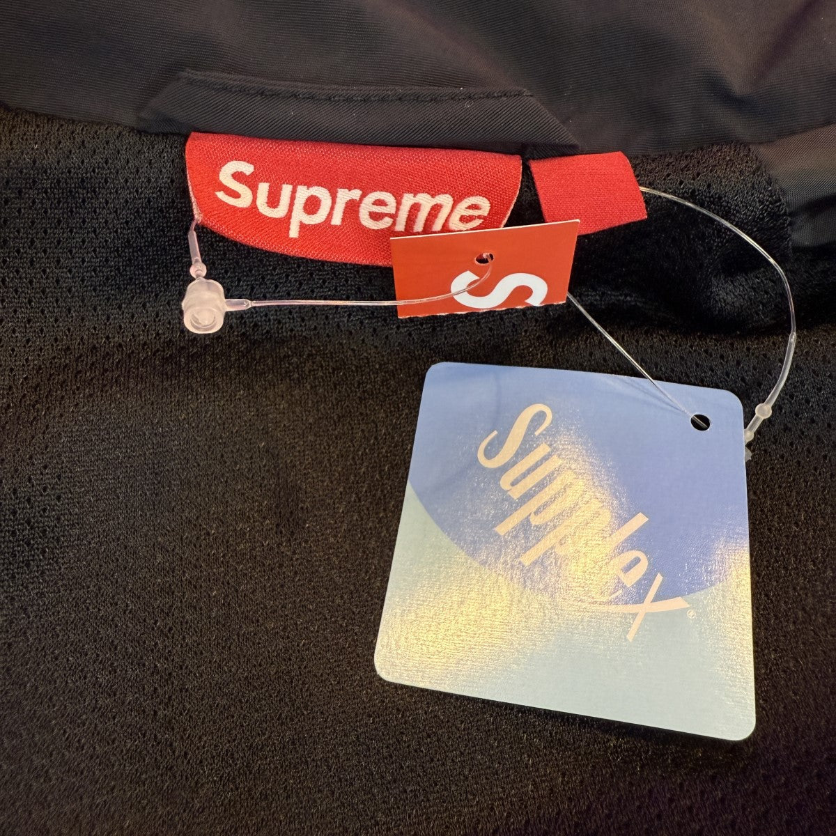 S シュプリーム コントラスト ジップ トラック ジャケット ブラック Supreme Contrast Zip Track Jacket Black Men's - SS25 - US