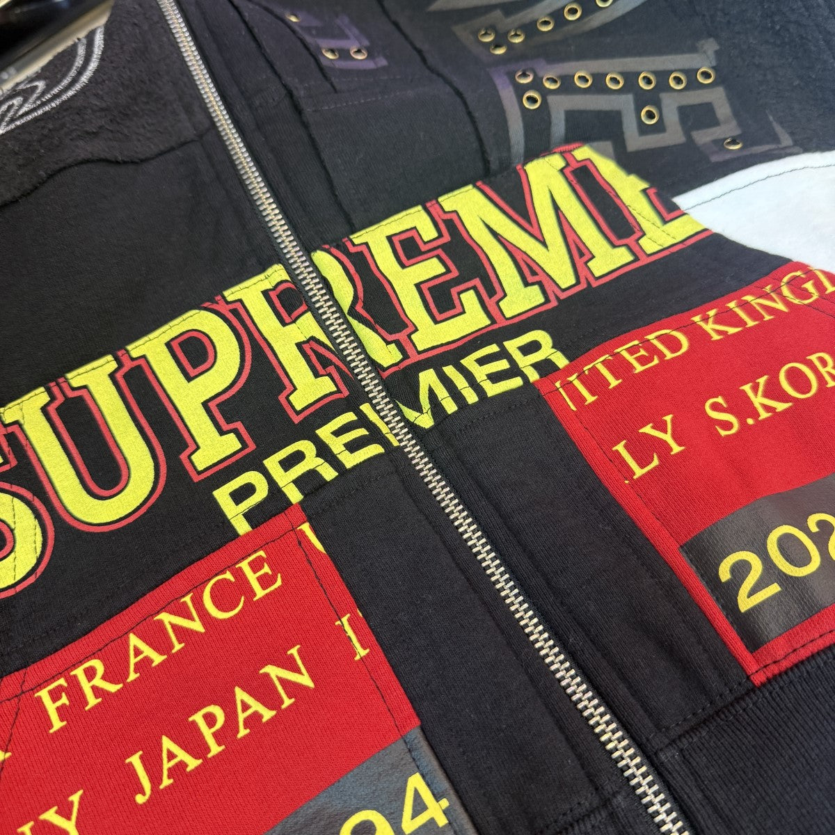 Supreme(シュプリーム) 25SS/Patchwork Zip Up Hooded