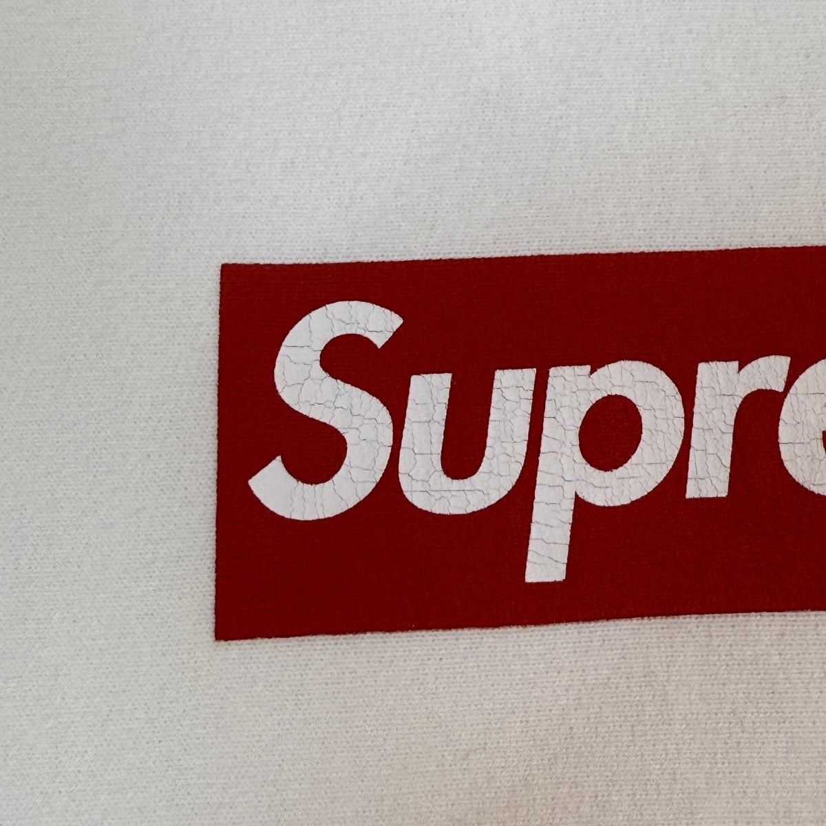 Washed Box Logo Crewnec　Lサイズ　正規品 Supreme(シュプリーム) 25SS/Washed Box Logo Crewneck
