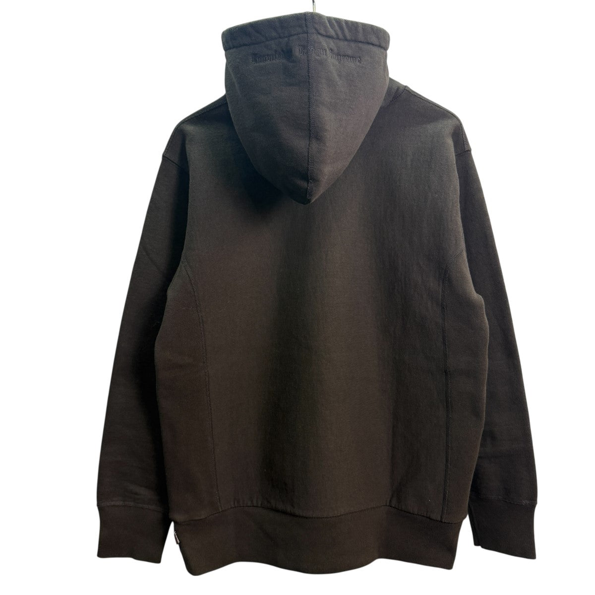 【人気Lサイズ】シュプリーム☆ラインストーンロゴ入り パーカー　ブラック Supreme(シュプリーム) ラインストーンパーカー ブラック サイズ