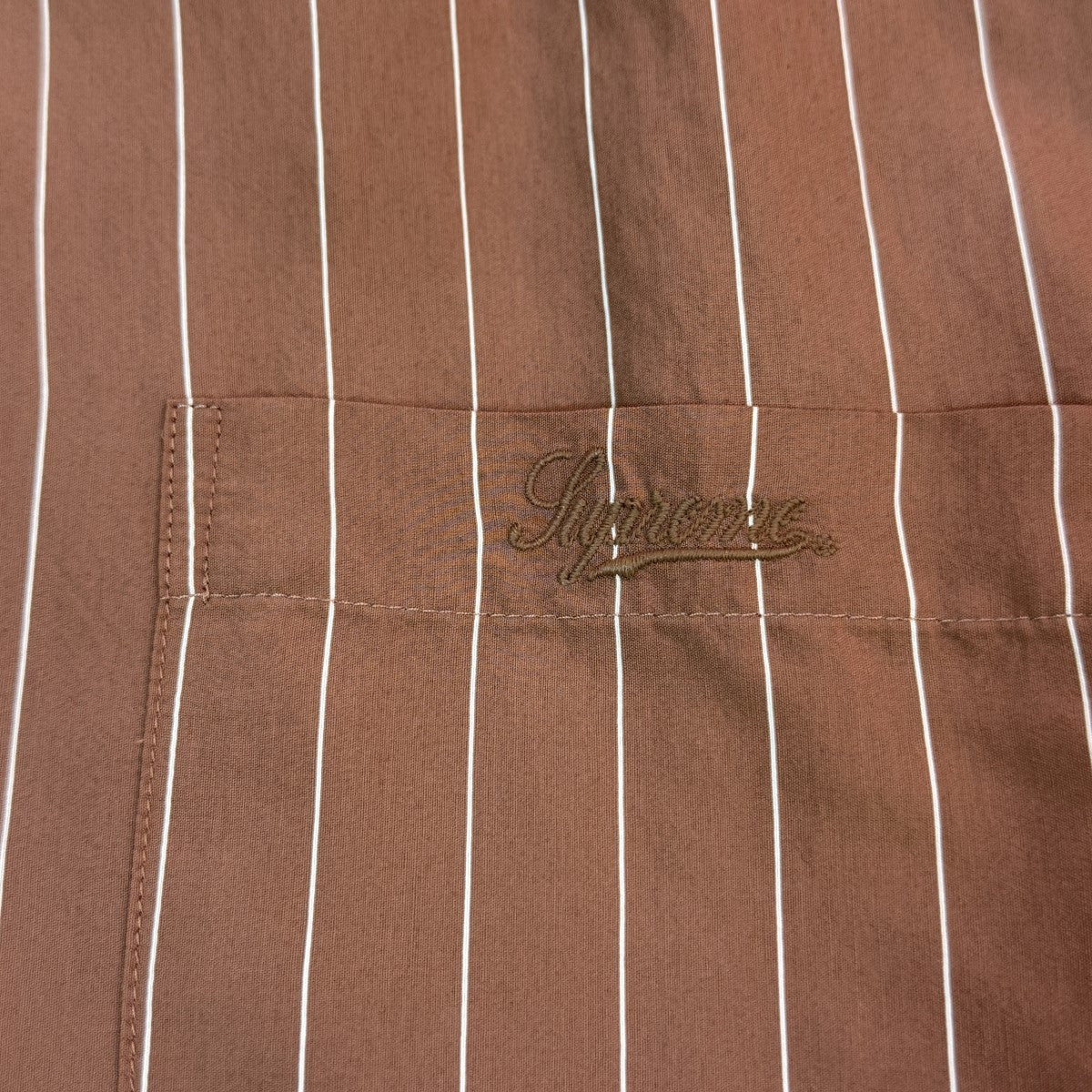 Supreme 25SS/Stripe S／S Pajama Shirt／ストライプ半袖パジャマシャツ 古着・中古-3枚目のアイテム画像