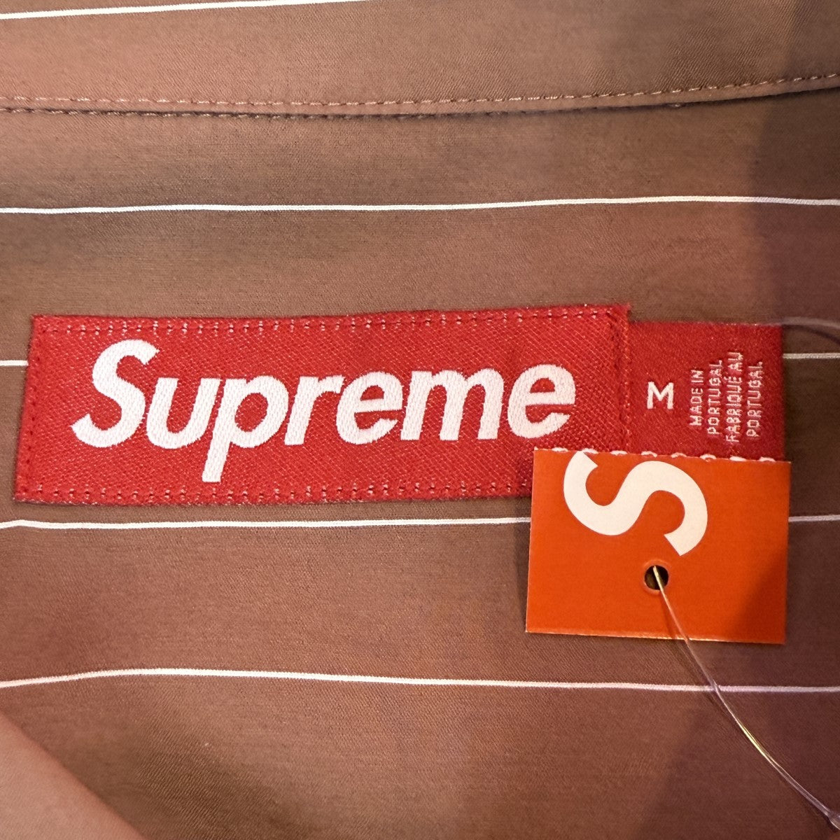 Supreme 25SS/Stripe S／S Pajama Shirt／ストライプ半袖パジャマシャツ 古着・中古-4枚目のアイテム画像