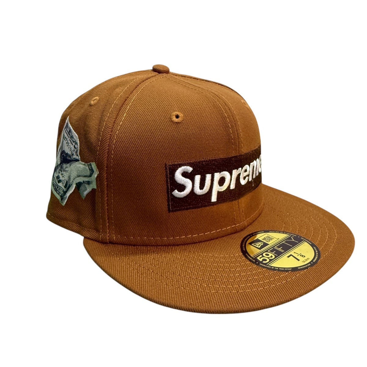 シュプリーム キャップ ブラウン