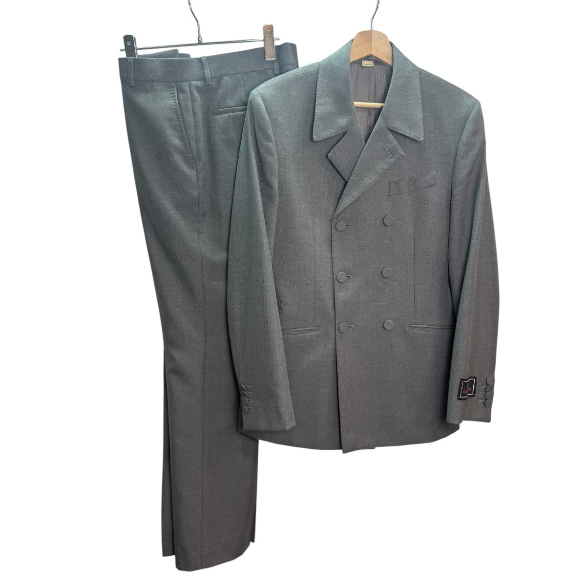 GUCCI ストライプスーツ サイズ56 国内発送☆GUCCI】ストレートフィット ハチ ギャバジン スーツ