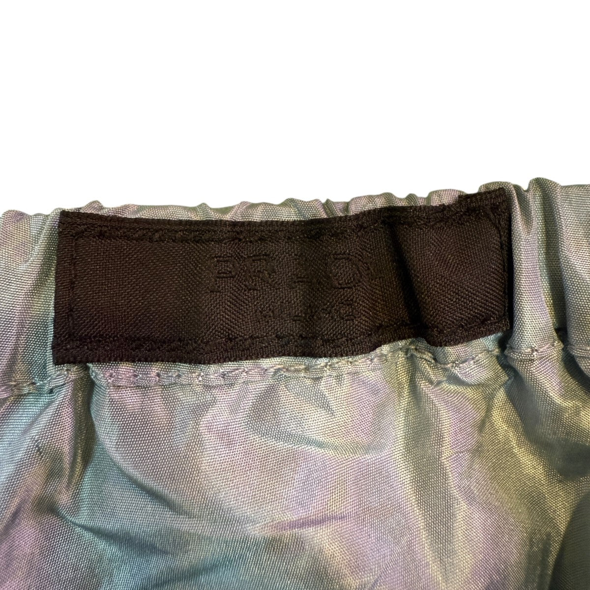 22AW/PANTALONE SETA TEC／三角ロゴシルクトラウザーパンツSPH229 S222