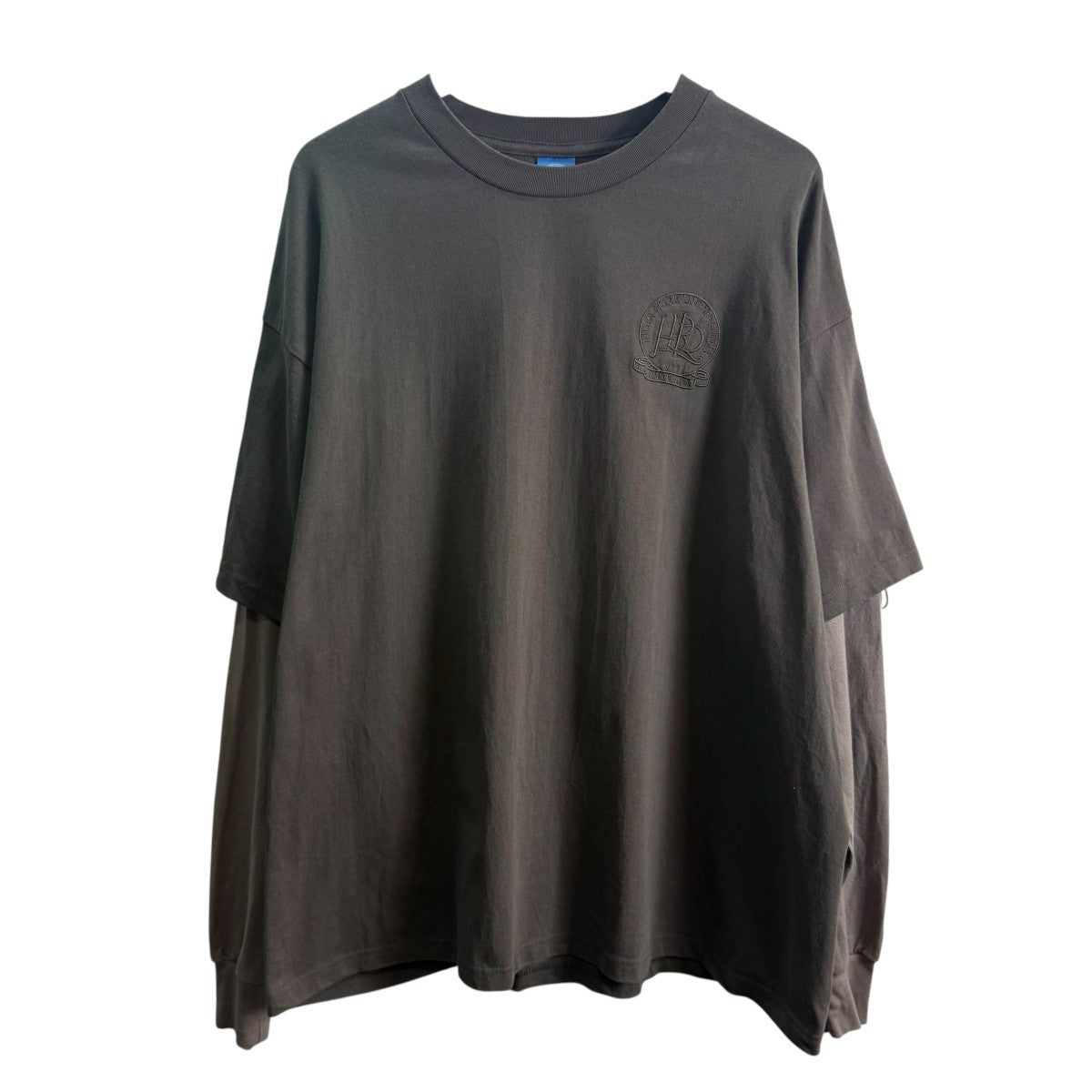 25AW/In ＆ Out Fake Layered Topインアンドアウトフェイクレイヤードトップ ロングスリーブ