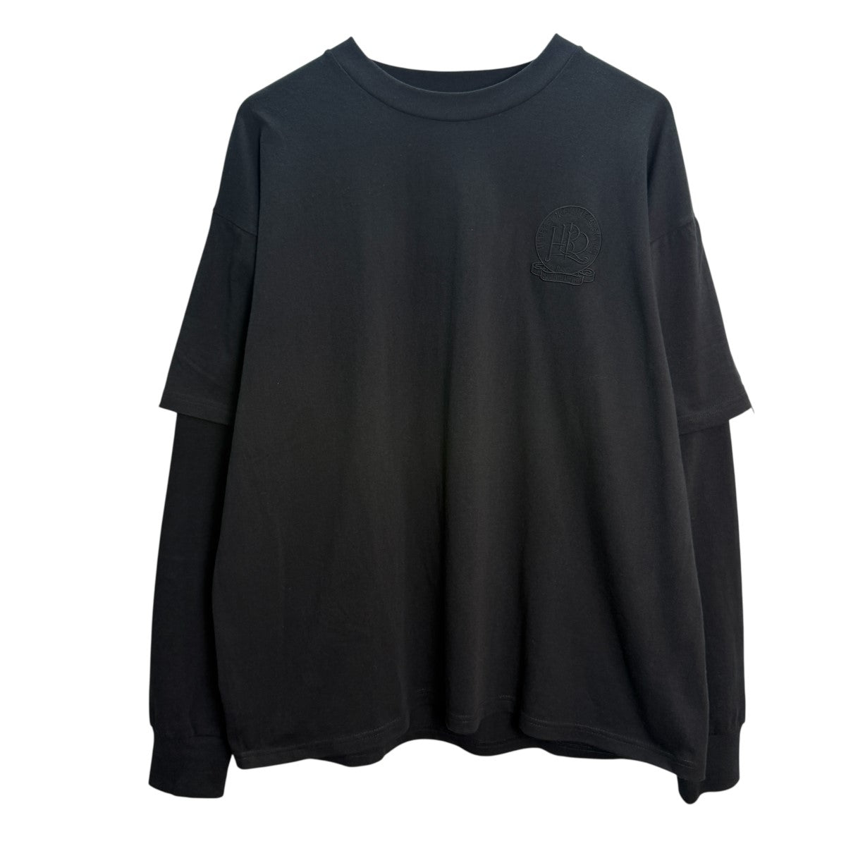 25AW/In ＆ Out Fake Layered Topインアンドアウトフェイクレイヤードトップ ロングスリーブ