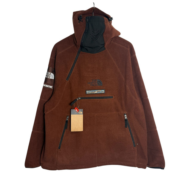 Supreme シュプリーム THE NORTH FACE ノースフェイス 22AW NA52208I x The North Face ザノースフェイス Steep Tech Fleece Pullover スティープ テック フリース プルオーバー ジャケット Sサイズ ブラウン系 S【新古品】【未使用】【中古】 8065000223615_1_grande.jpg?v=