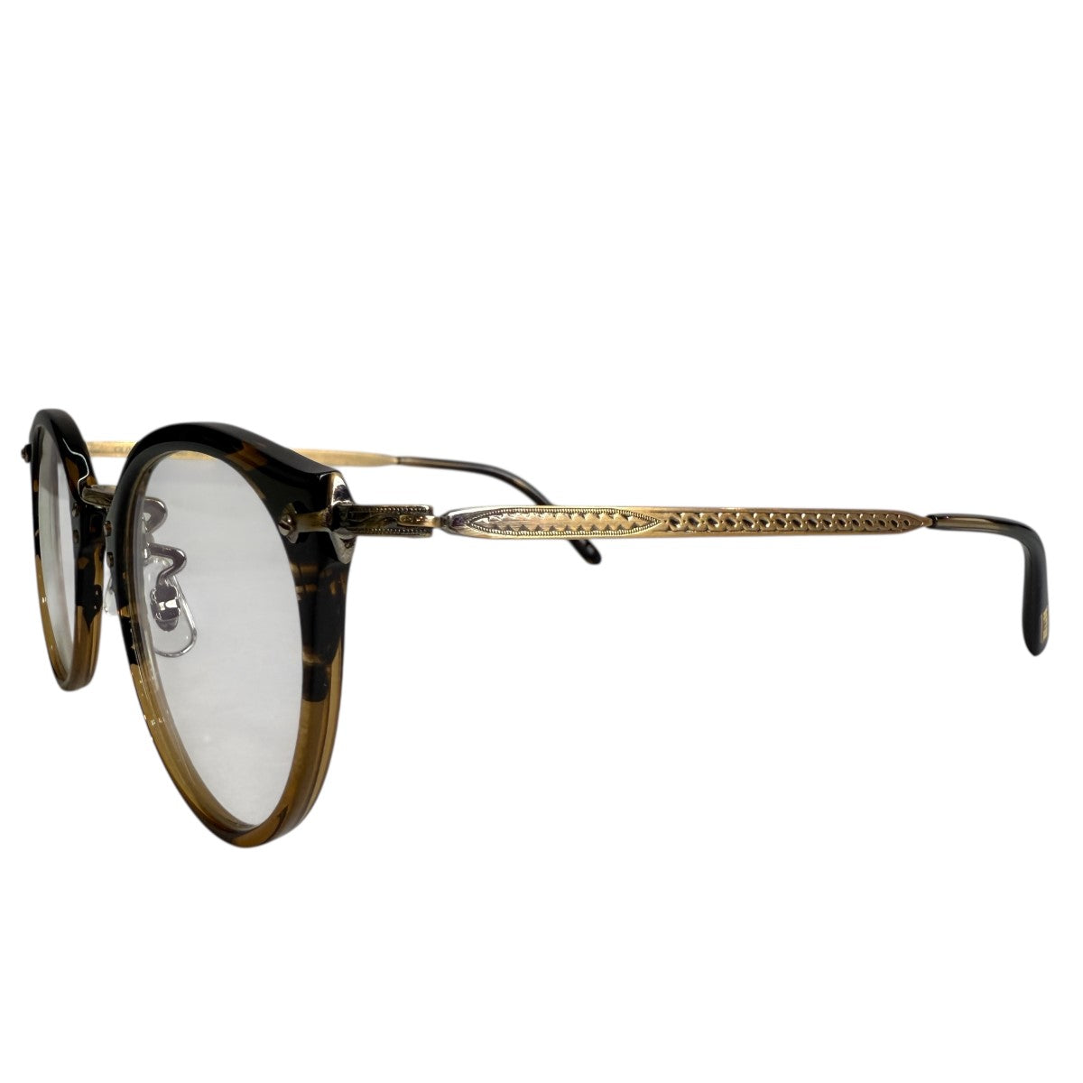 【美品商品】CE owner's manual OLIVER PEOPLES(オリバーピープルズ) 505 8108 雅／彫刻デザインメタル