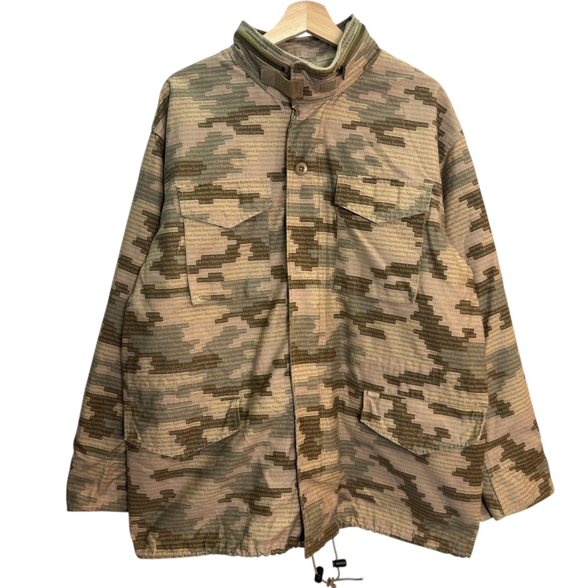 Supreme 21SS/Logo Camo M-65 Jacket／ロゴカモフラ柄M-65ジャケット/Week3 古着・中古-1枚目のアイテム画像