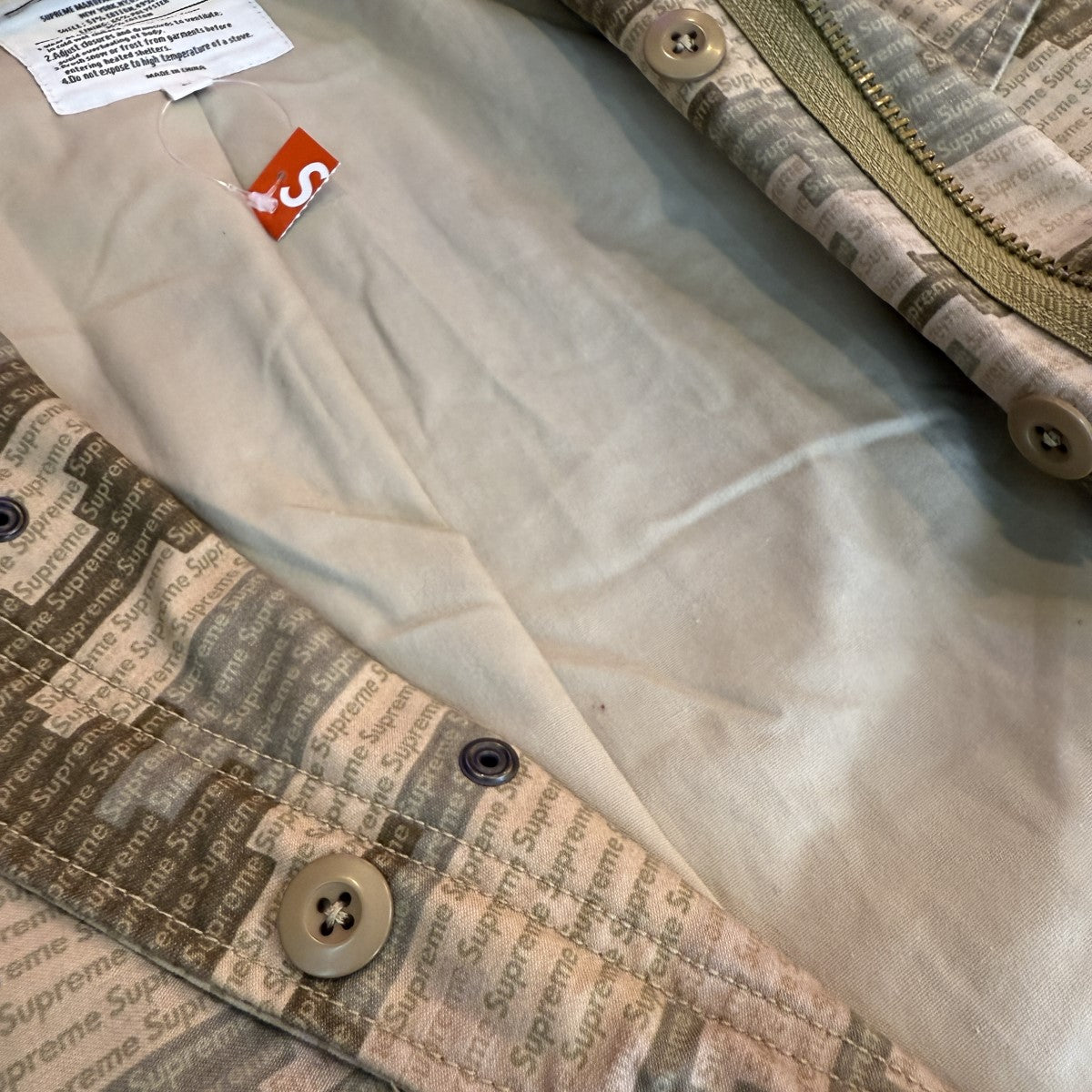 Supreme 21SS/Logo Camo M-65 Jacket／ロゴカモフラ柄M-65ジャケット/Week3 古着・中古-5枚目のアイテム画像