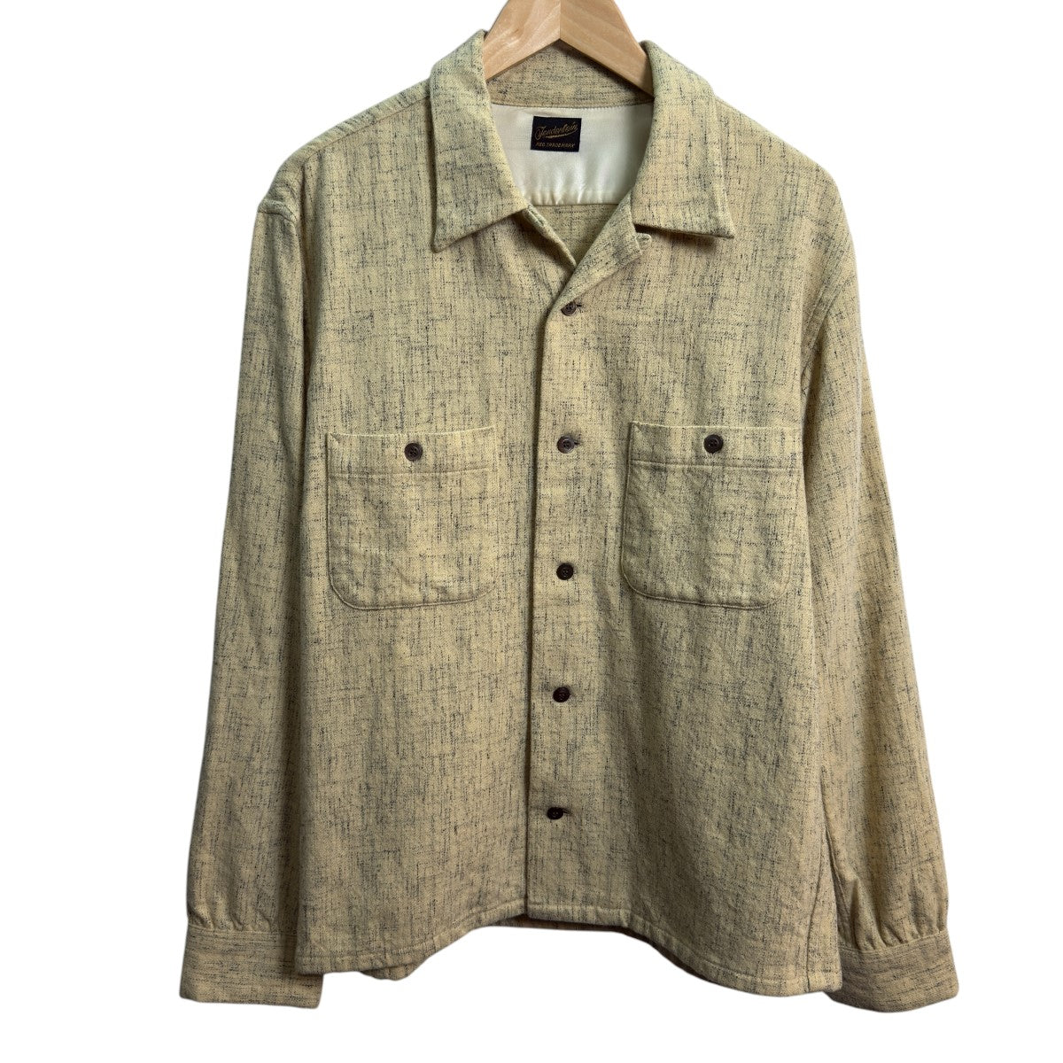 TENDERLOIN(テンダーロイン) T-WOOL SHT／ウールシャツ ベージュ