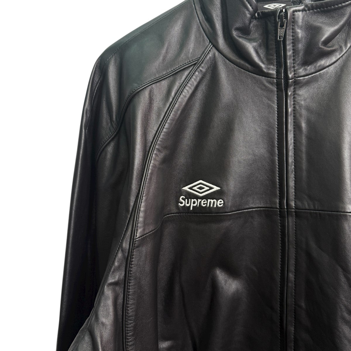 Supreme×UMBRO 25AW/Leather Track Jacket／レザートラックジャケット