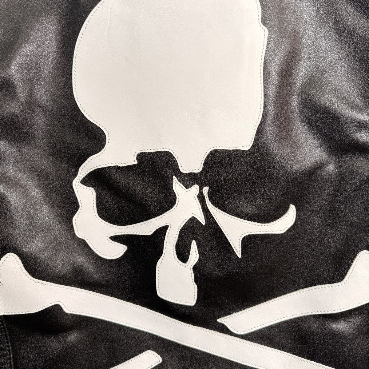 MASTERMIND WORLD×VANSON LEATHER 25AW/BONES VEST／ボーンレザーベストMW25C15-VE100 古着・中古-4枚目のアイテム画像