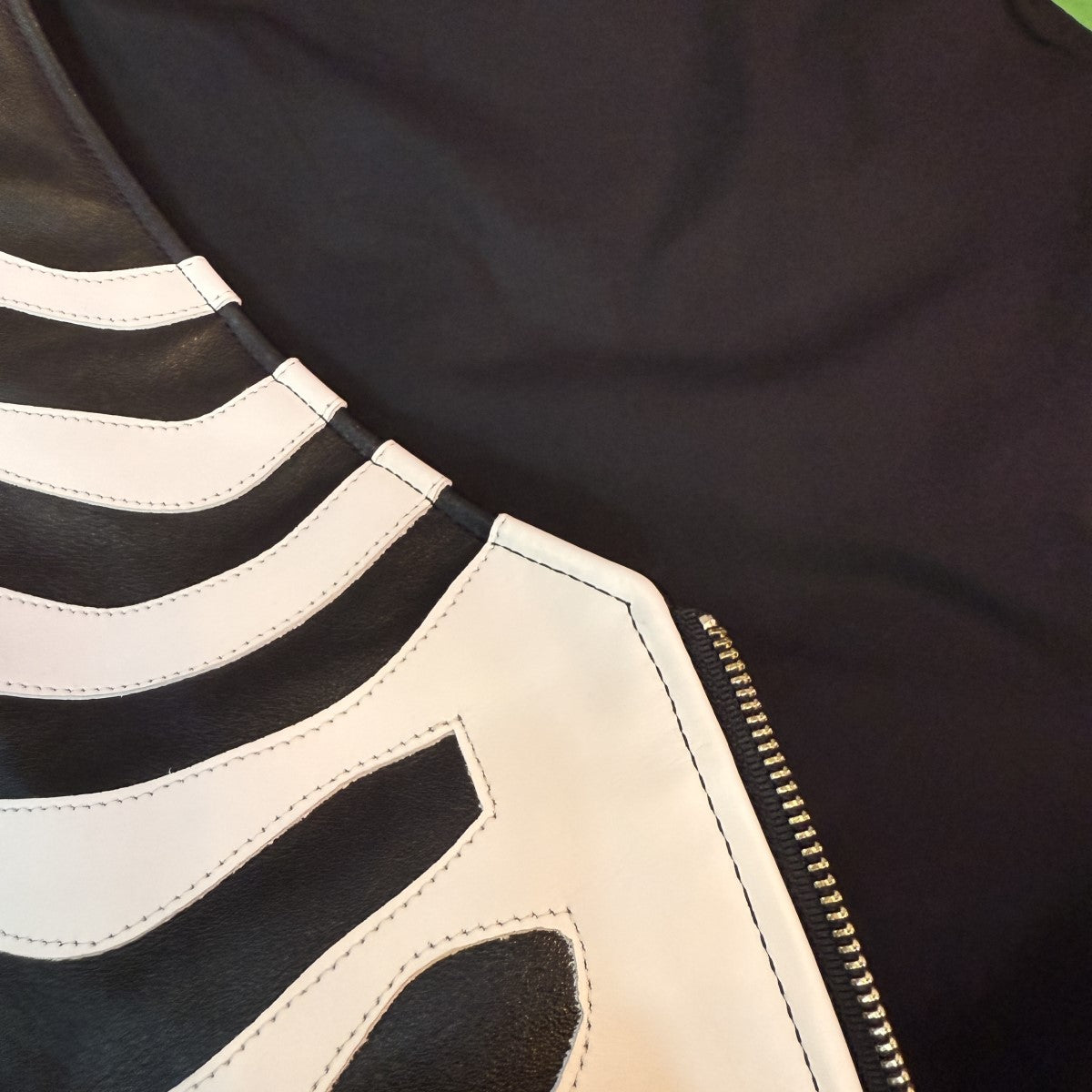 MASTERMIND WORLD×VANSON LEATHER 25AW/BONES VEST／ボーンレザーベストMW25C15-VE100 古着・中古-5枚目のアイテム画像