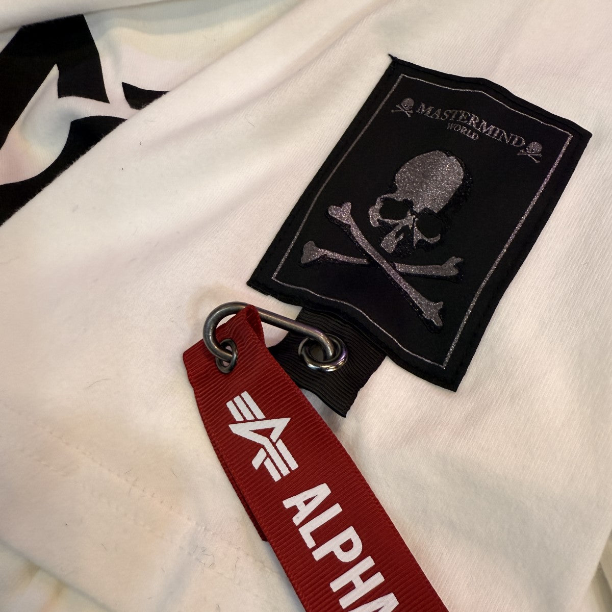 MASTERMIND WORLD×ALPHA INDUSTRIES 25AW/TEE／コラボTシャツMW25C15-TS215 古着・中古-3枚目のアイテム画像