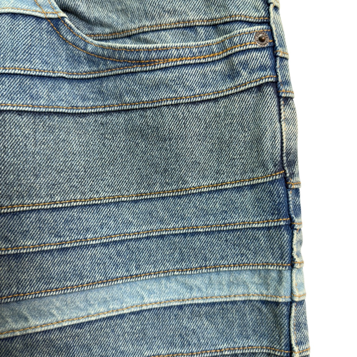 Supreme 22AW/Layered JeanWashed Blue／レイヤードデニムパンツweek14 古着・中古-3枚目のアイテム画像