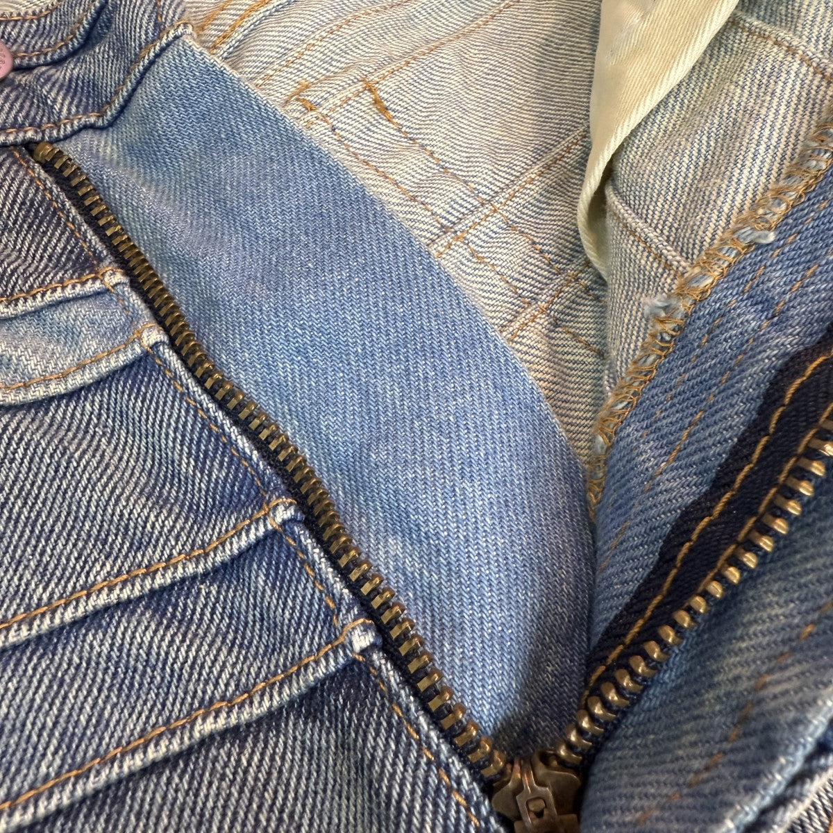 Supreme 22AW/Layered JeanWashed Blue／レイヤードデニムパンツweek14 古着・中古-7枚目のアイテム画像