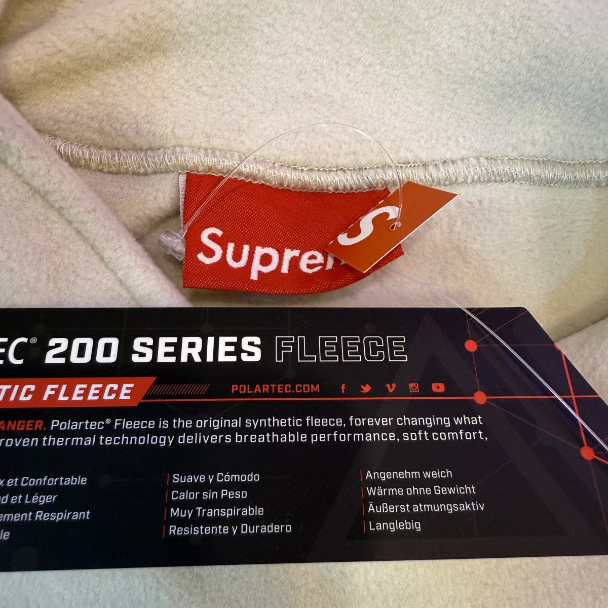 Supreme 22AW/Polartec Mock Neck PulloverStone／ポーラテック モックネックプルオーバー 古着・中古-5枚目のアイテム画像