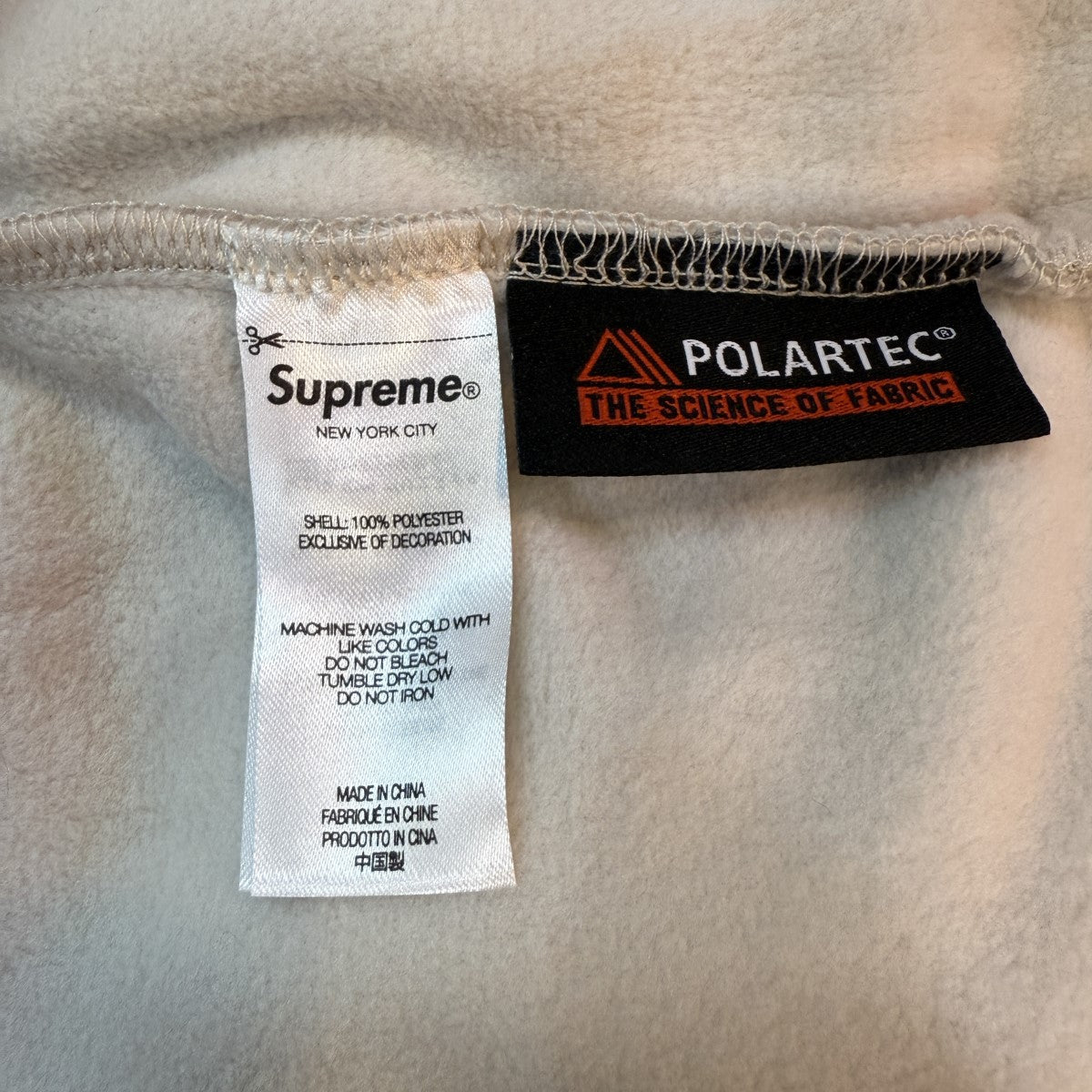 Supreme 22AW/Polartec Mock Neck PulloverStone／ポーラテック モックネックプルオーバー 古着・中古-8枚目のアイテム画像