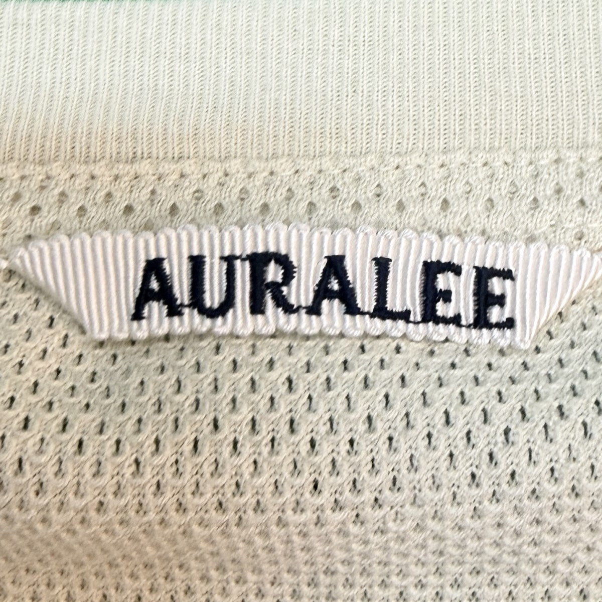 AURALEE 23SS/COTTON MESH TEE／コットンメッシュTシャツ/A23ST02CM 古着・中古-5枚目のアイテム画像
