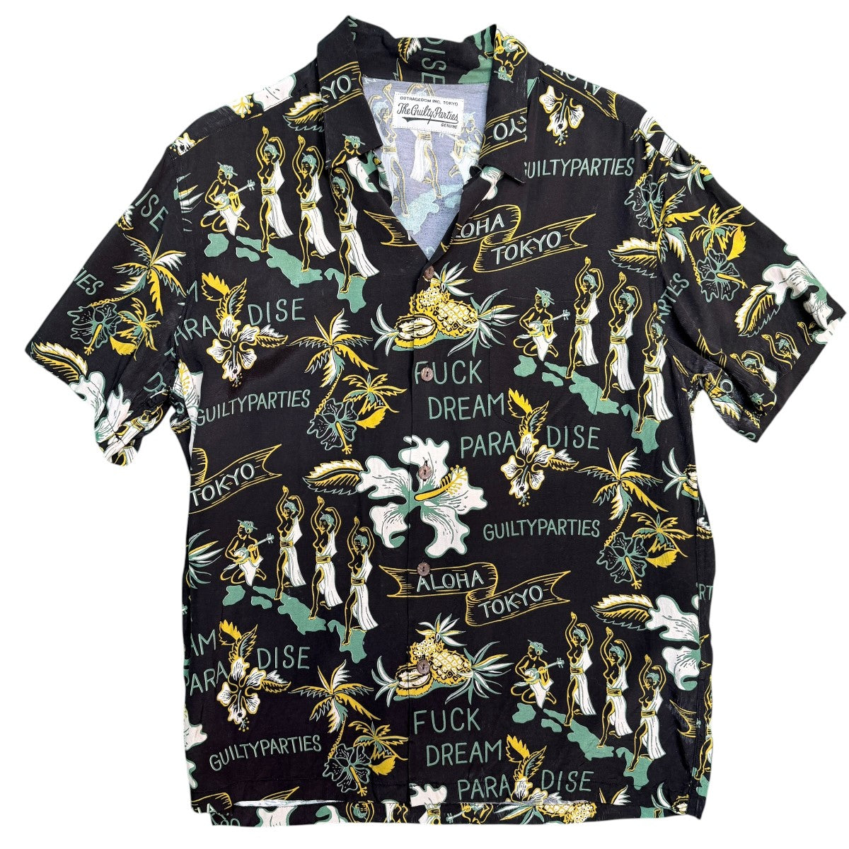 17SS/FUCK DREAM PARADISE S／S／半袖アロハシャツ