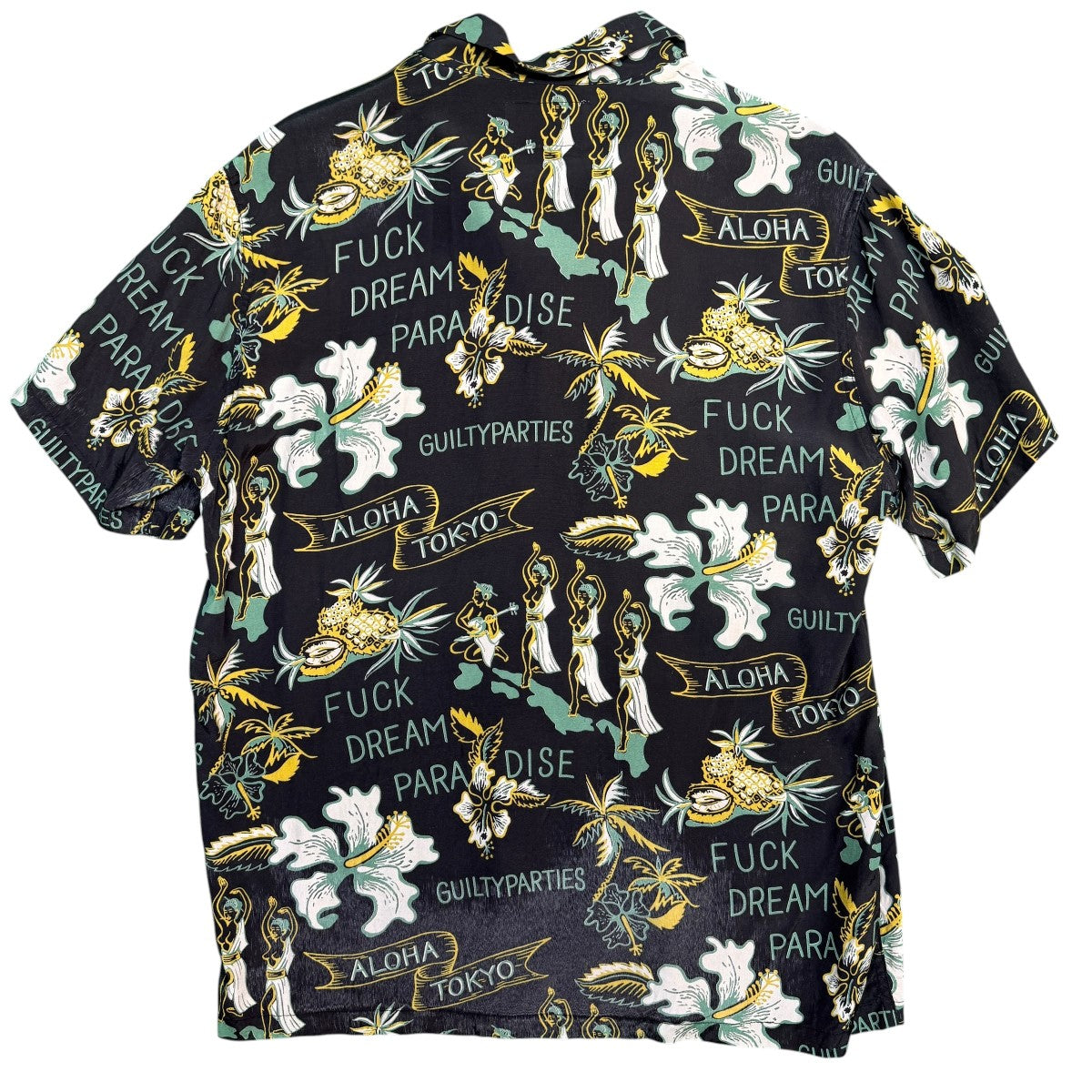 17SS/FUCK DREAM PARADISE S／S／半袖アロハシャツ