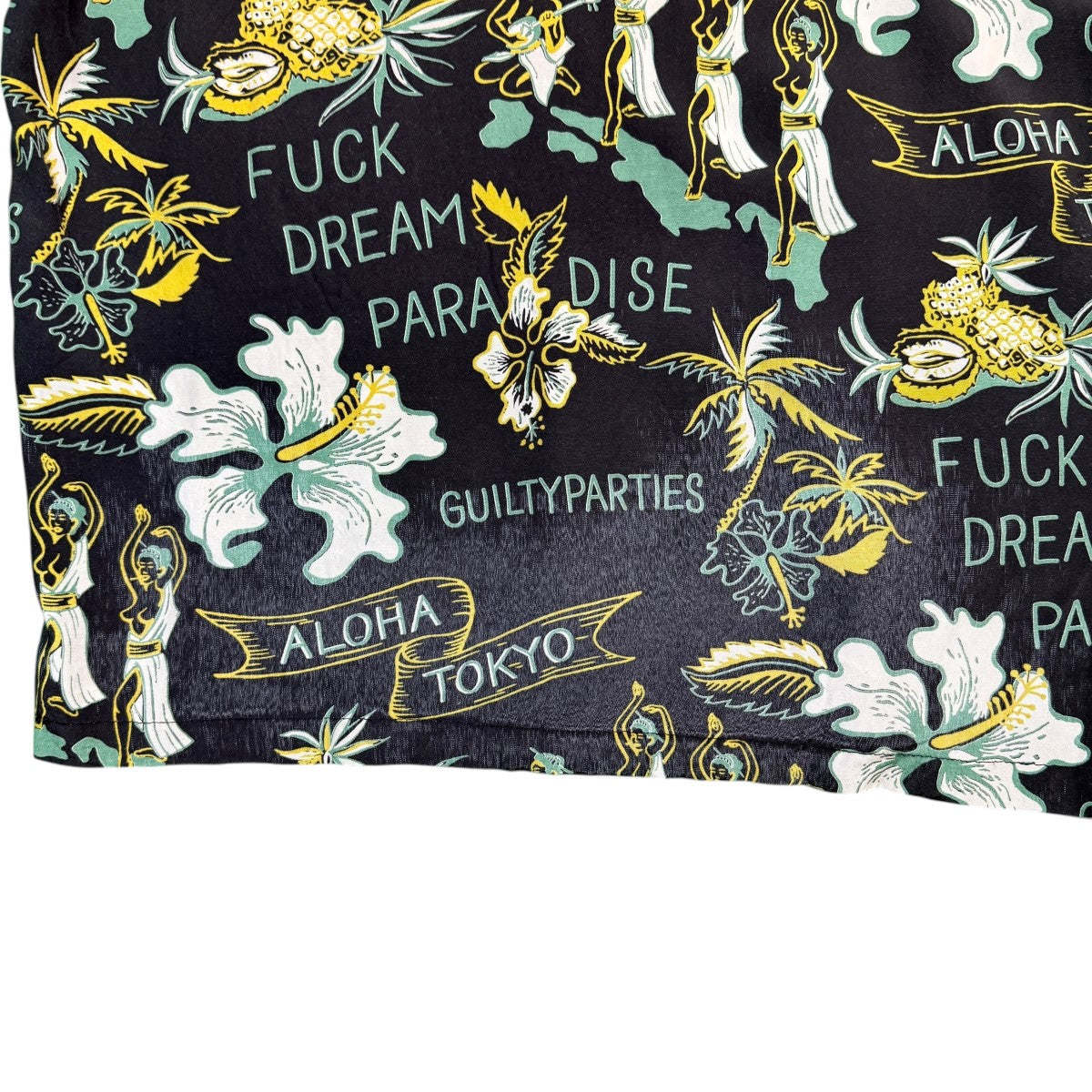 17SS/FUCK DREAM PARADISE S／S／半袖アロハシャツ