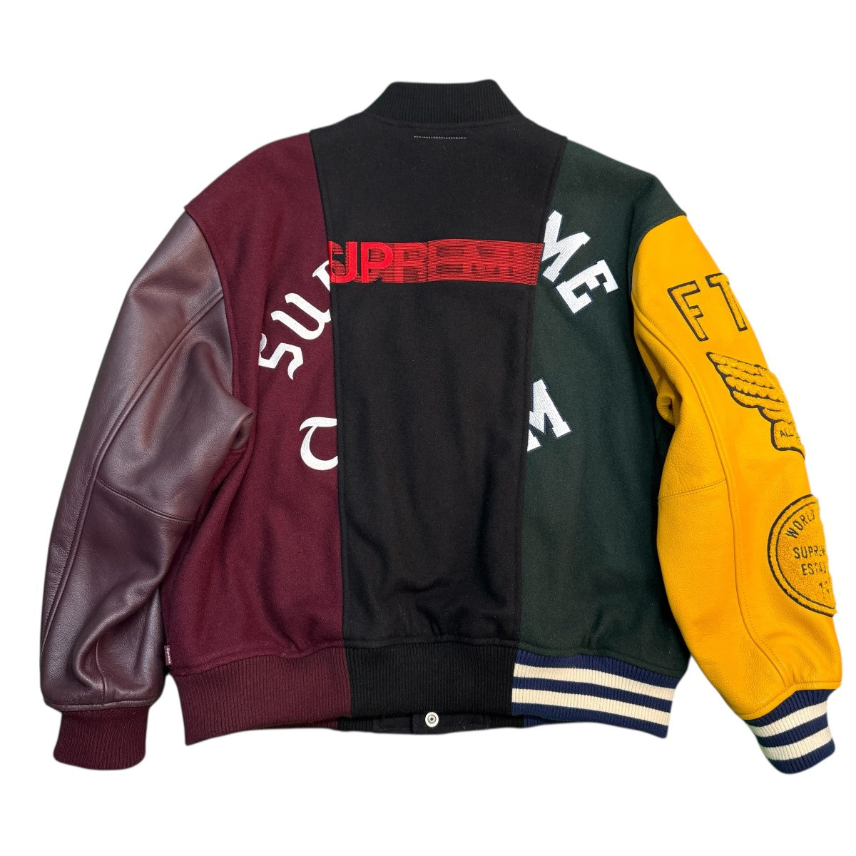 24AW/Split Varsity Jacket／MM6 メゾンマルジェラ スプリットバーシティージャケット