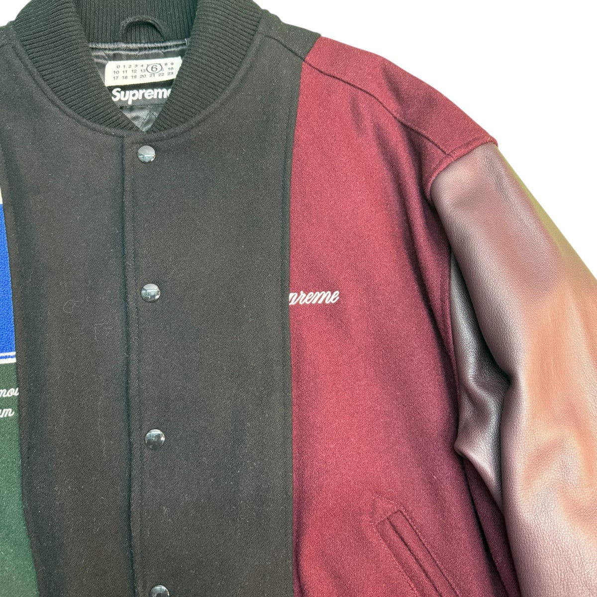 24AW/Split Varsity Jacket／MM6 メゾンマルジェラ スプリットバーシティージャケット