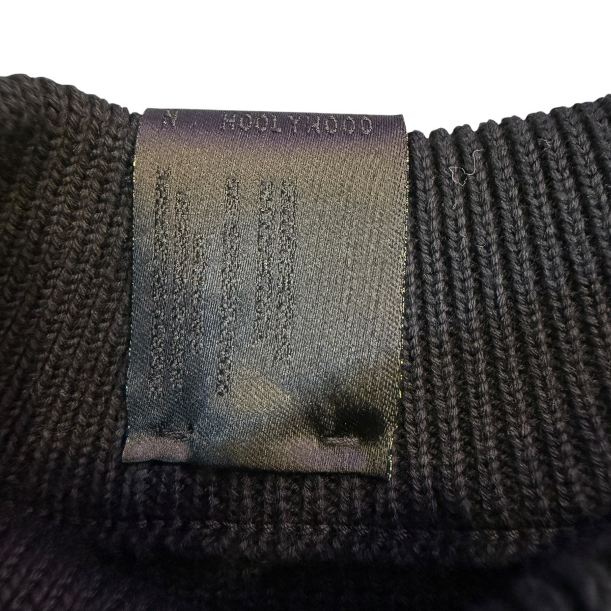 N．HOOLYWOOD 25AW/CREWNECK KNIT／クルーネックコットンニット2252-KT04-03 古着・中古-5枚目のアイテム画像