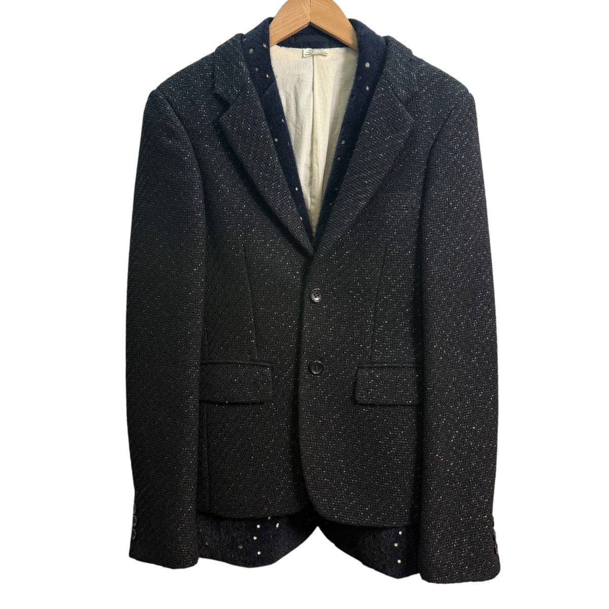 COMME des GARCONS HOMME PLUS 17AW/再構築ドッキングジャケット／テーラードジャケットPT-J010 古着・中古-1枚目のアイテム画像
