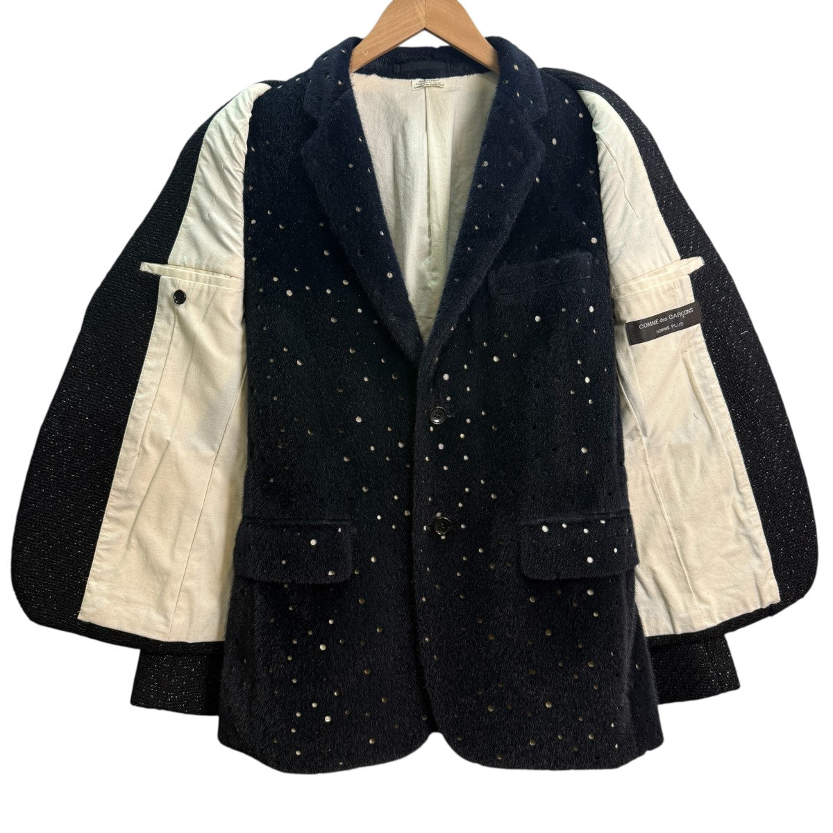 COMME des GARCONS HOMME PLUS 17AW/再構築ドッキングジャケット／テーラードジャケットPT-J010 古着・中古-5枚目のアイテム画像