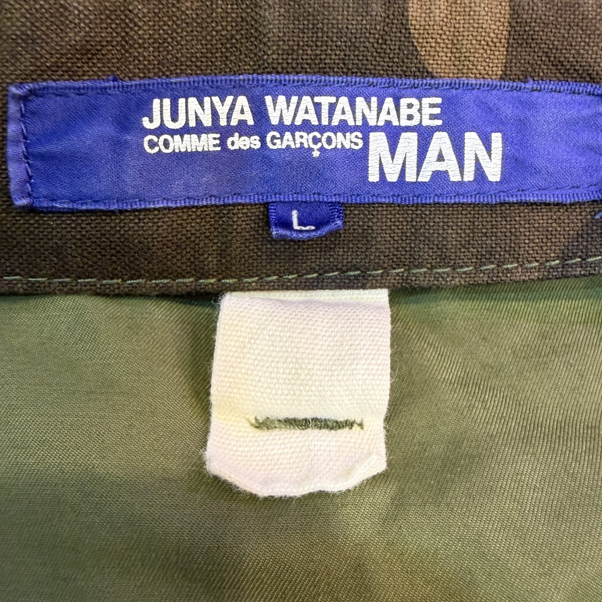 19SS/綿ナイロンツイル 塩縮撥水加工 P032／カーゴパンツWC-P032