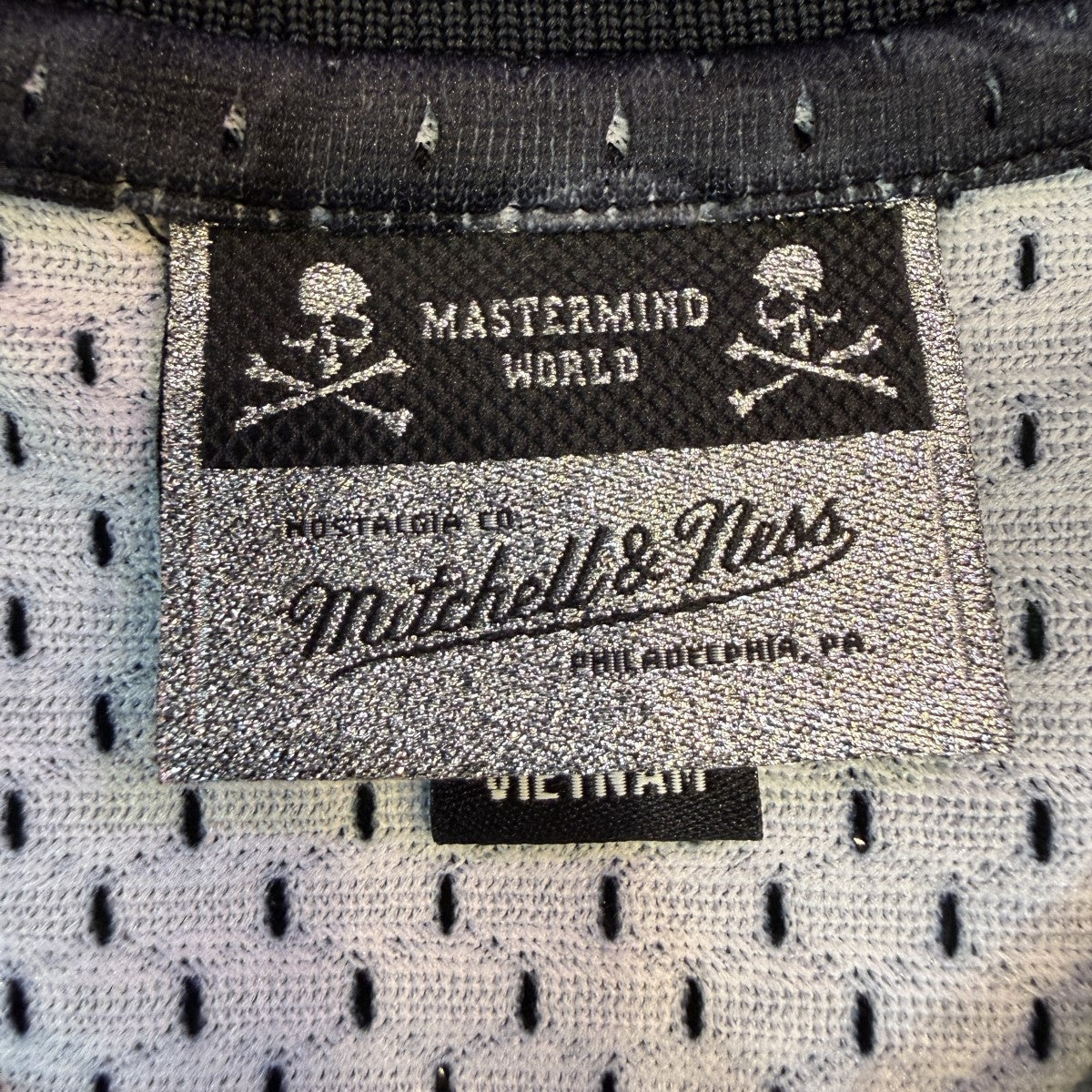 Mastermind World×Mitchell ＆ Ness 25AW/PRINT BP MESH／プリントメッシュTシャツMN-A25-J300-C10 古着・中古-5枚目のアイテム画像