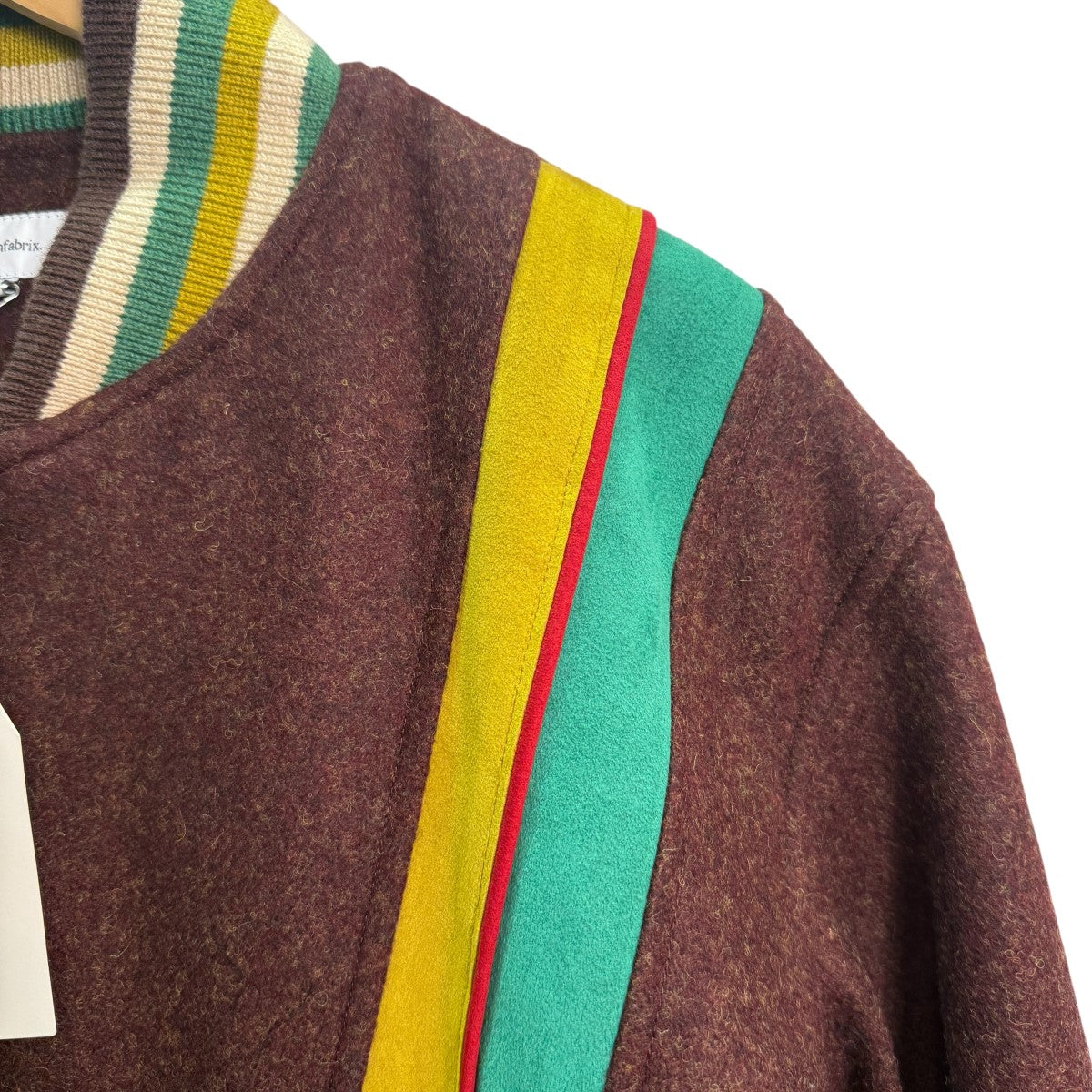 SASQUATCHfabrix． 23AW/STADIUM JACKET RASTA／スタジャン23AW-JKH-002 古着・中古-4枚目のアイテム画像
