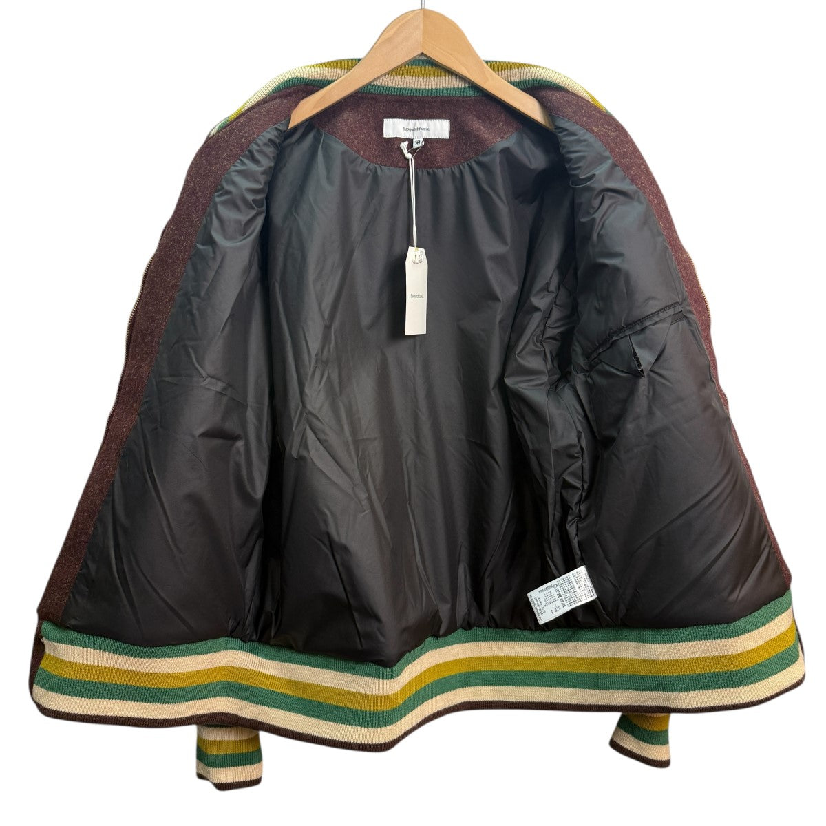 SASQUATCHfabrix． 23AW/STADIUM JACKET RASTA／スタジャン23AW-JKH-002 古着・中古-6枚目のアイテム画像