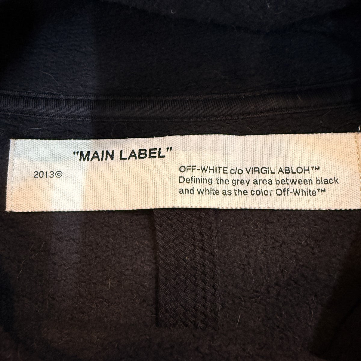 19AW/カラヴァッジョプリントタートルネックスウェット／タートルネックスウェットOMBA039F19E3009