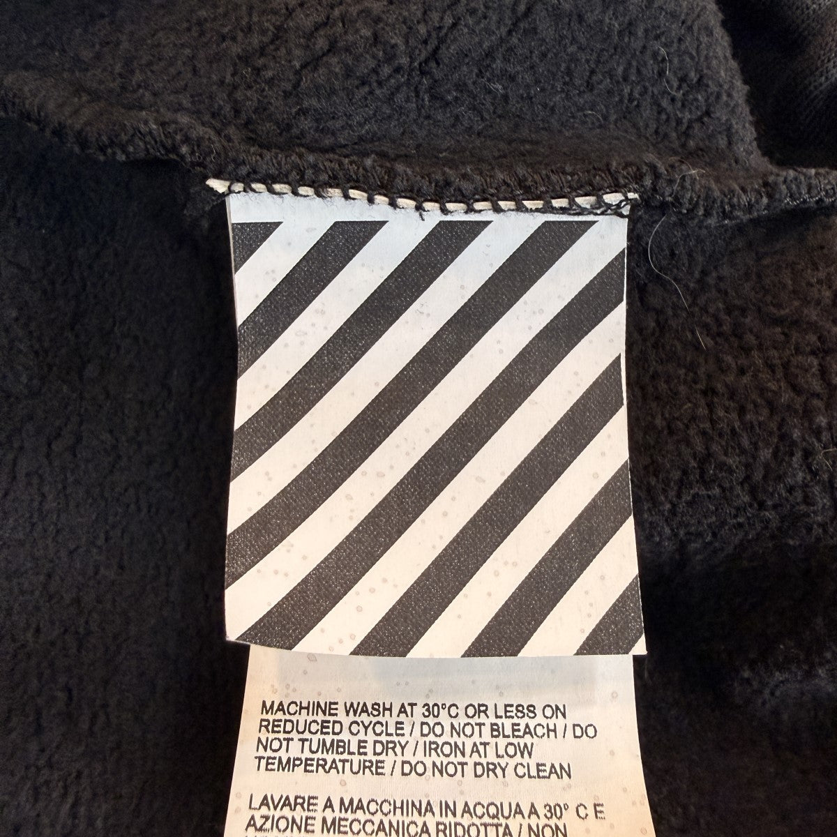 19AW/カラヴァッジョプリントタートルネックスウェット／タートルネックスウェットOMBA039F19E3009