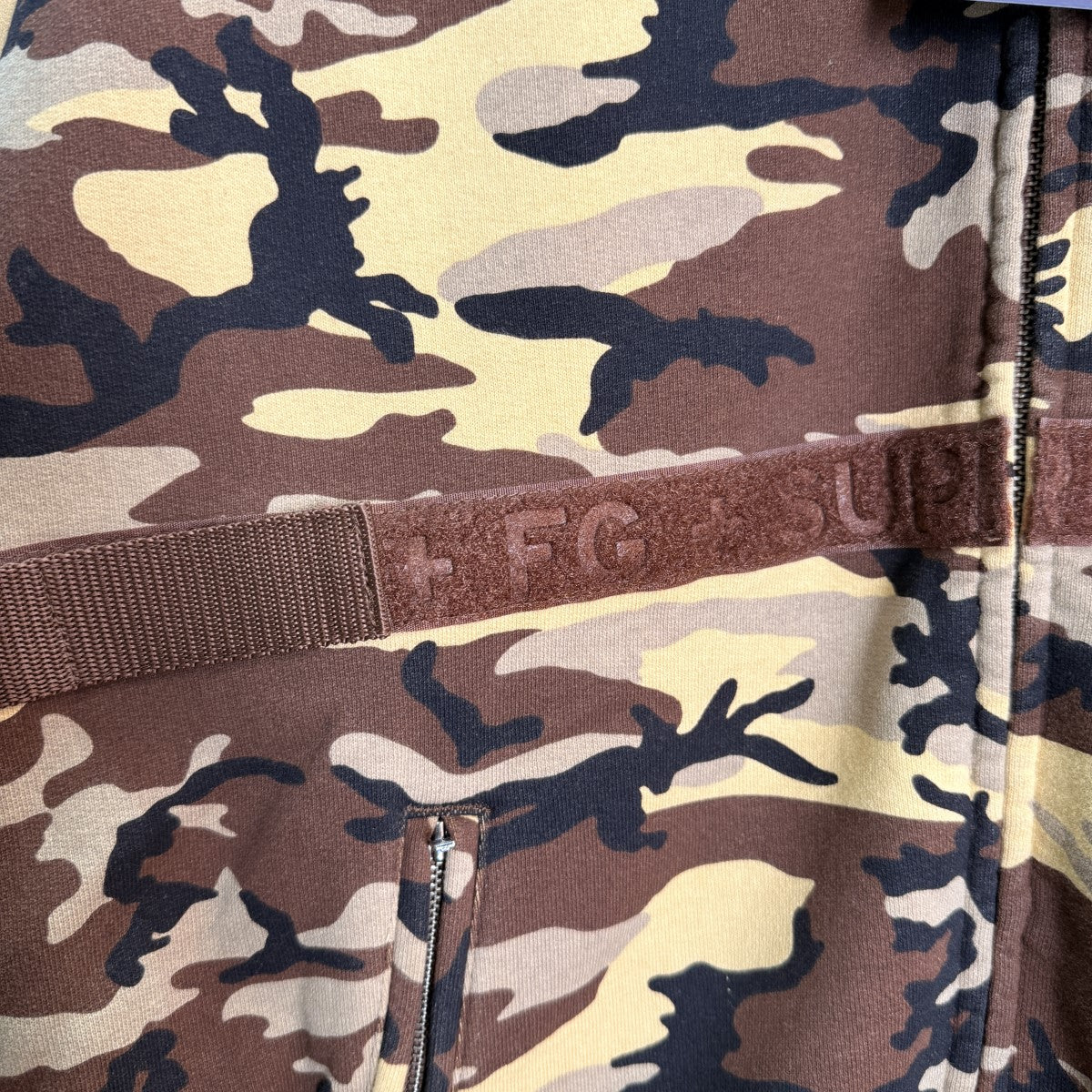 25SS/Zip Up Hooded Sweatshirt Camo／ジップアップスウェットパーカーカモカラー